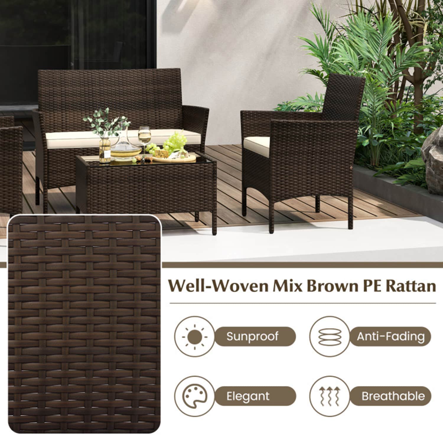 Mondawe 214-HY Patio-Conversation-Sets - View #3