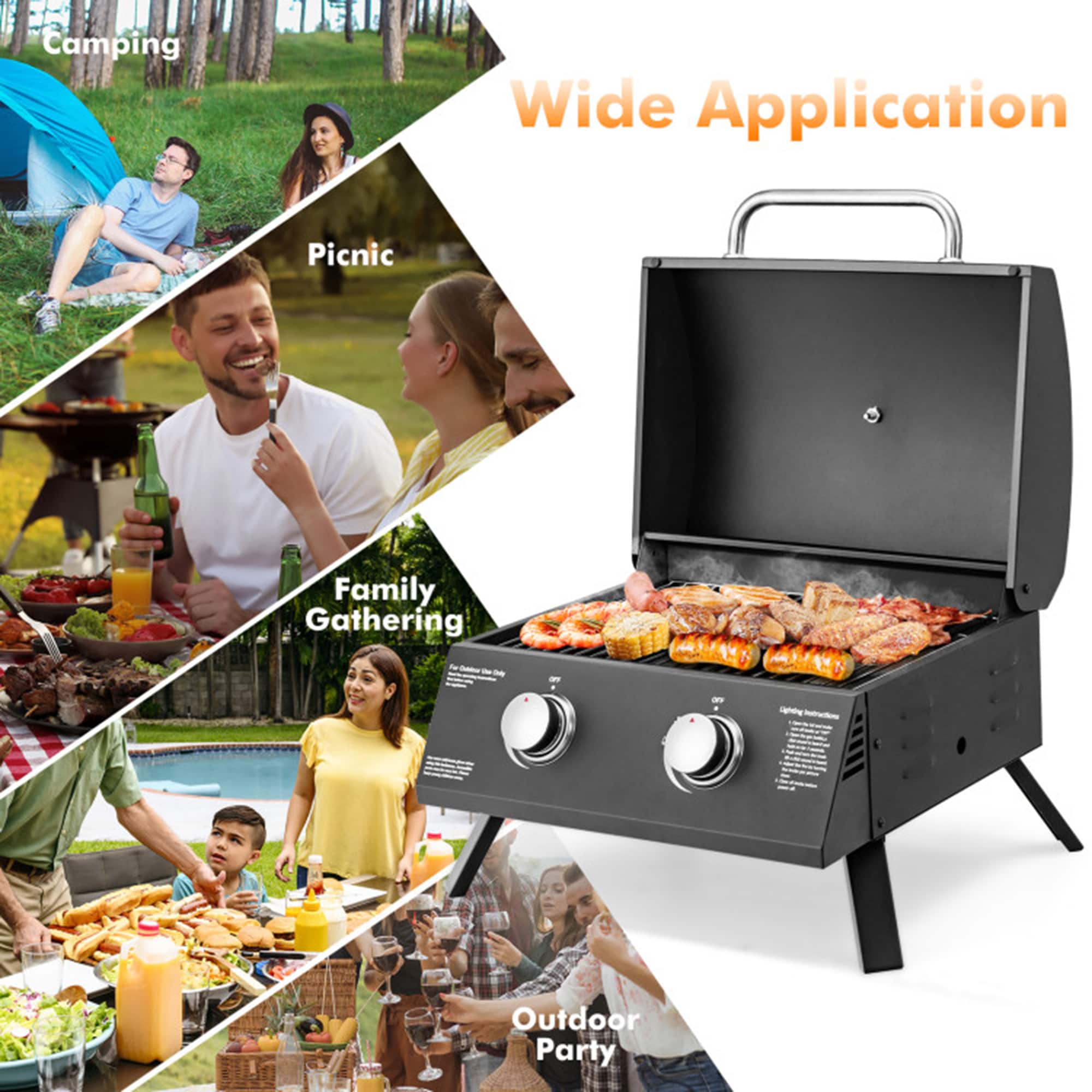 Mondawe MO438BK Gas-Grill - View #7