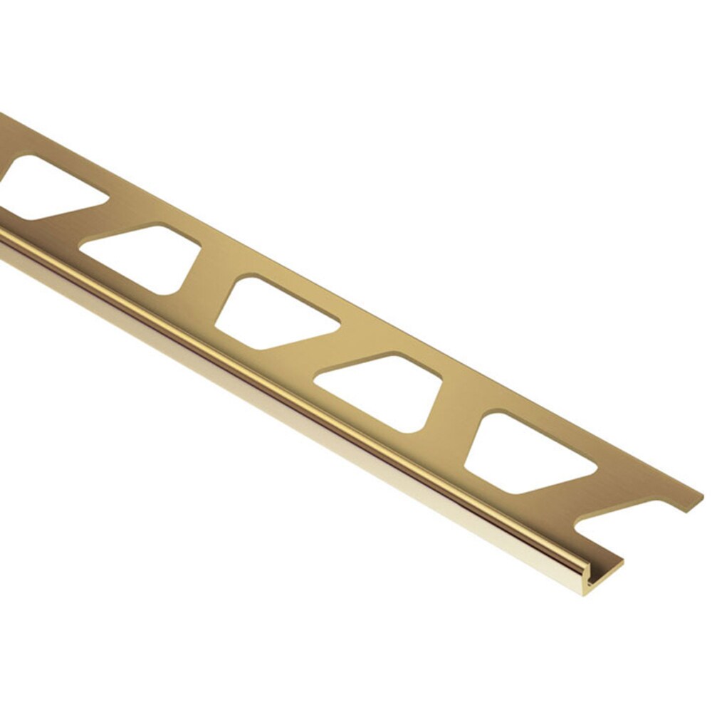 Schluter Systems M30 Schiene 0.125-in W x 98.5-in L Solid Brass Brass L-angle Tile Edge Trim