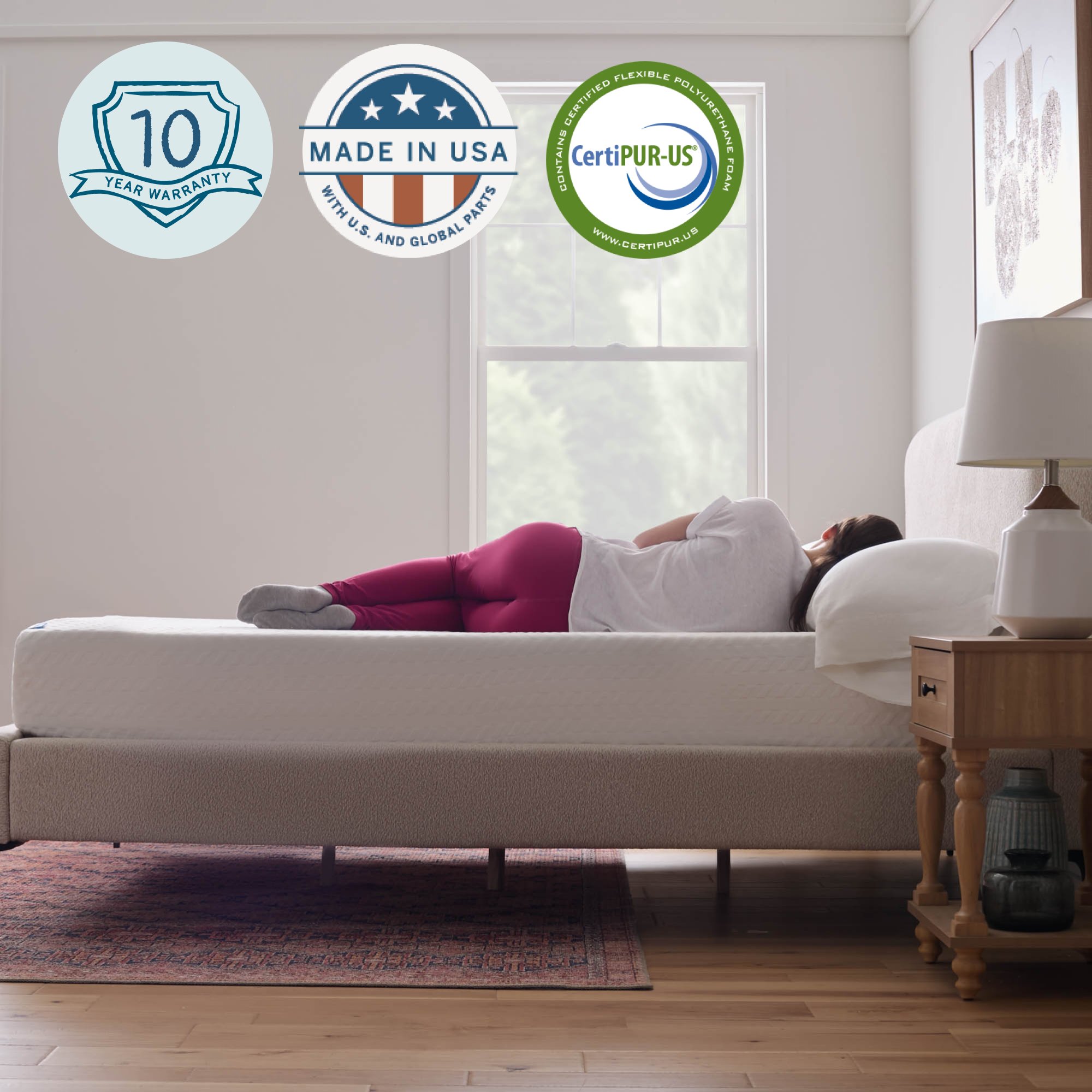 LUCID Comfort Collection LUCC10FF3PMF Mattresses-Boxsprings - View #4