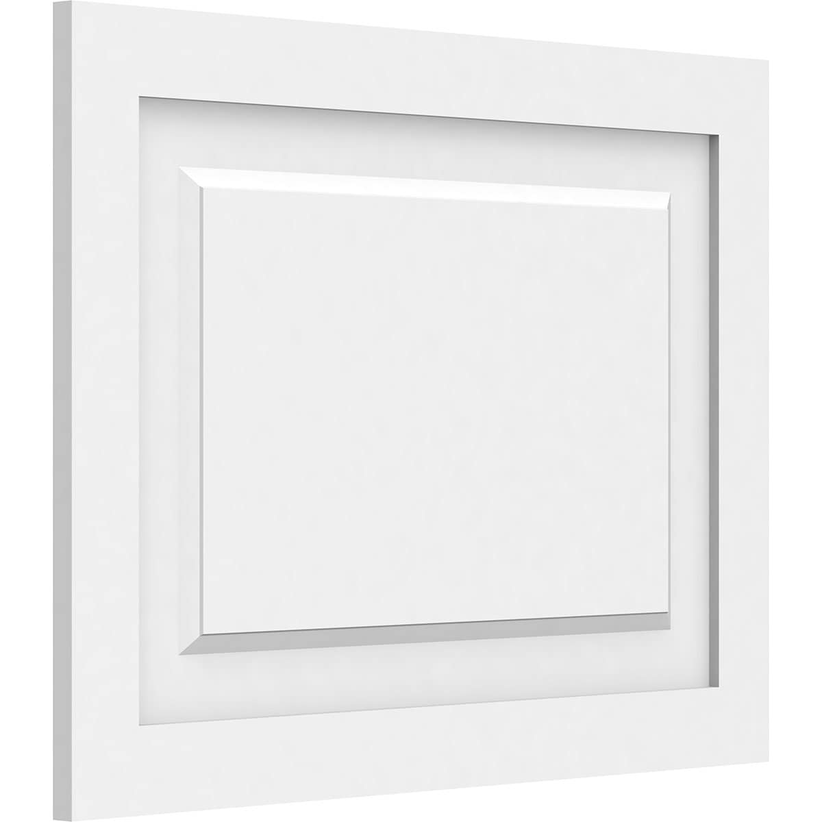 Ekena Millwork WALP24X18X062HAR 24-in x 18-in Smooth Paintable/Stainable White PVC Fretwork Wall Panel (