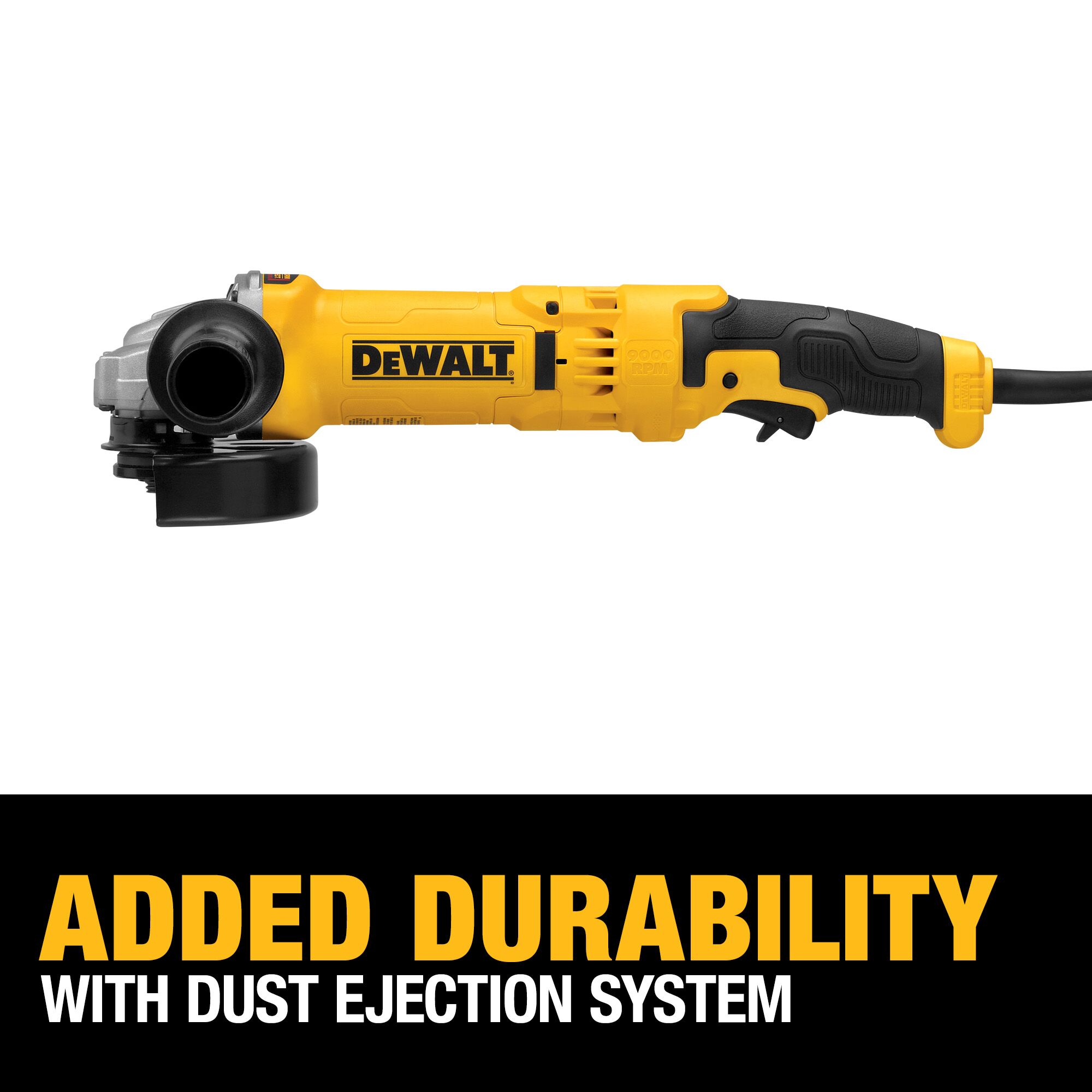 DEWALT 4.5-in Trigger Switch Corded Angle Grinder in the Angle Grinders  department at