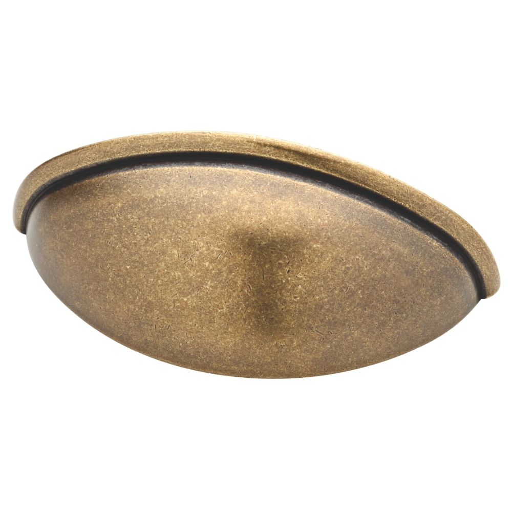 Brainerd Davidson 2-1/2-in Center to Center Tumbled Antique Brass Arch Cup  Drawer Pulls in the Drawer Pulls department at