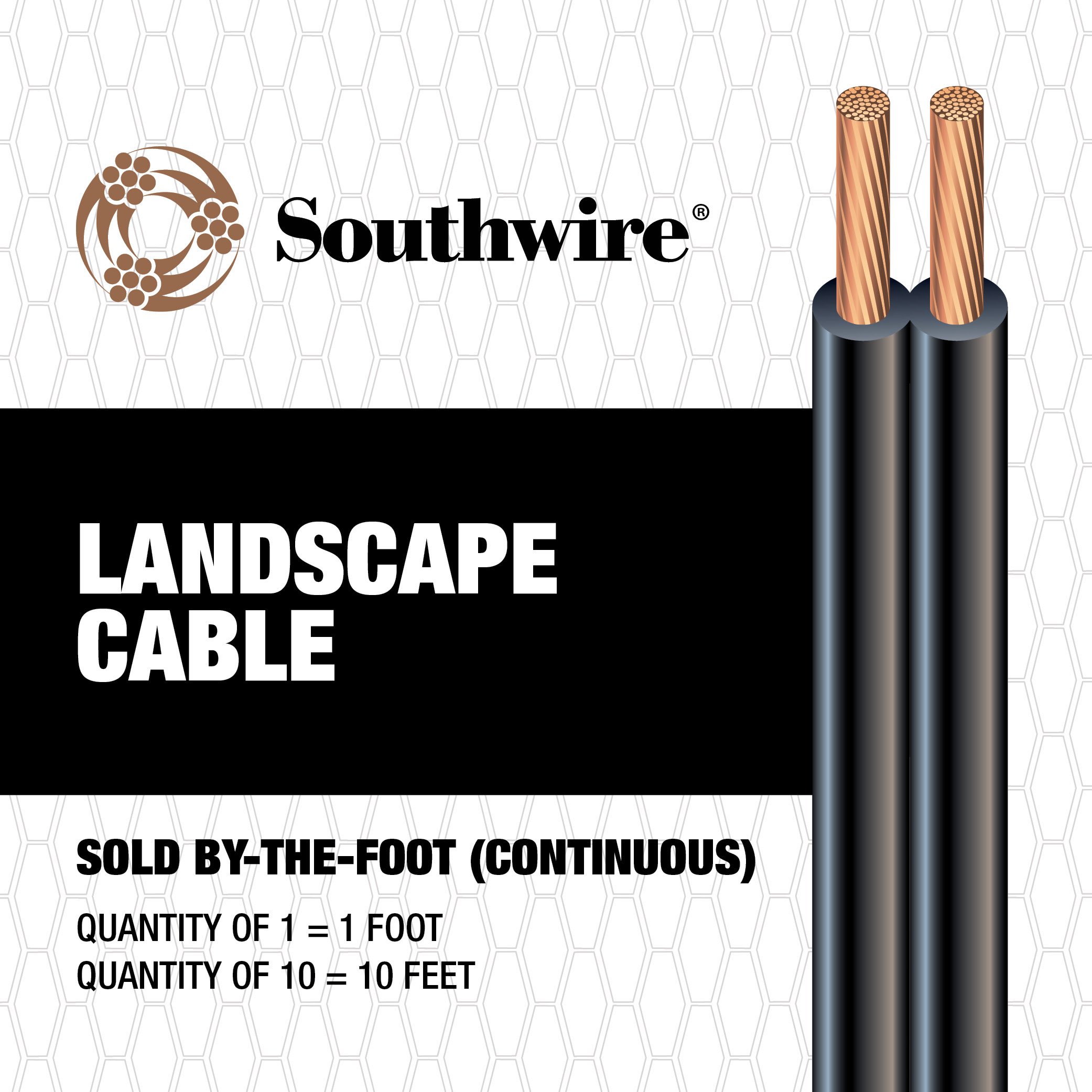14/2 (14 AWG, 2 Conductor) 100 Feet Copper Landscape Wire - #70W13