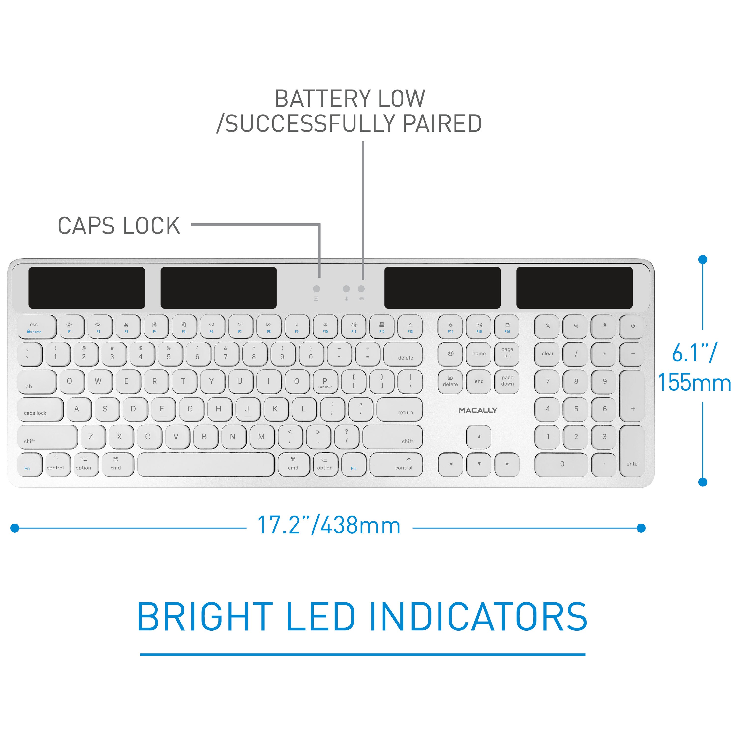 Macally BTSOLARKEYA Computers-Peripherals - View #7
