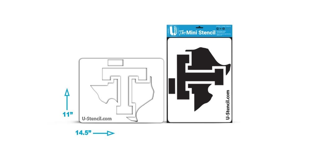 U-Stencil TAROOS-201 Tarleton State Texans Mini Stencil