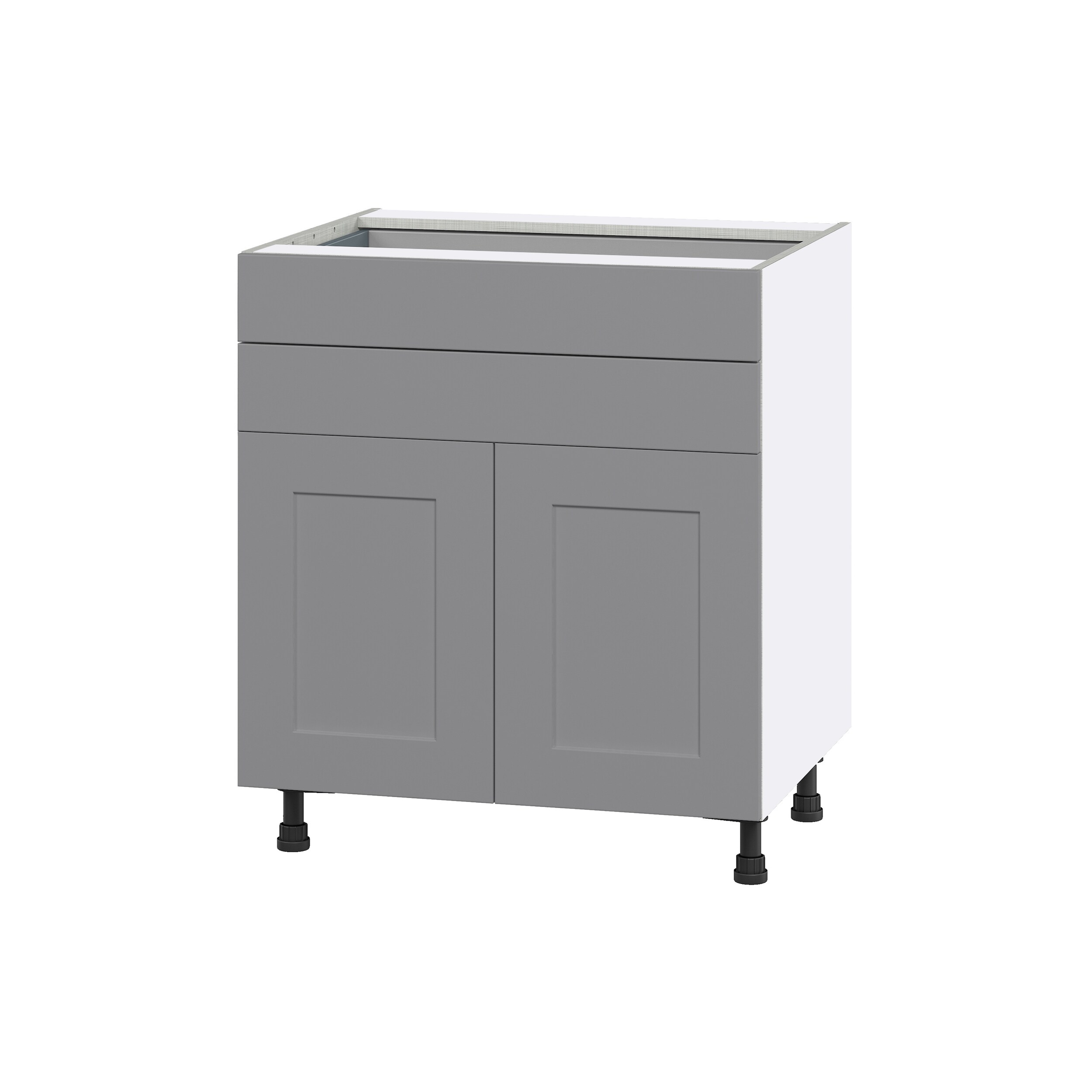 Hugo&Borg Beaumont 30-in W x 34.5-in H x 24-in D Slate Gray 2-Drawers ...