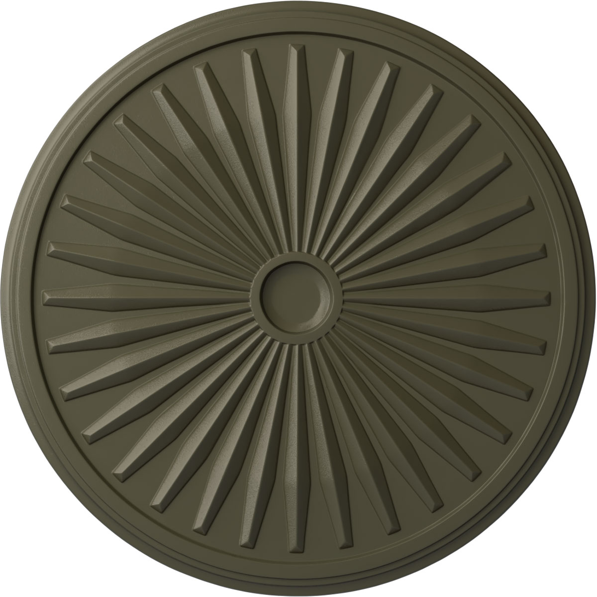 Ekena Millwork CM33LEWHF Leandros 33.125-in W x 33.125-in L Painted Witch Hazel Polyurethane Whole Ceiling Medallion