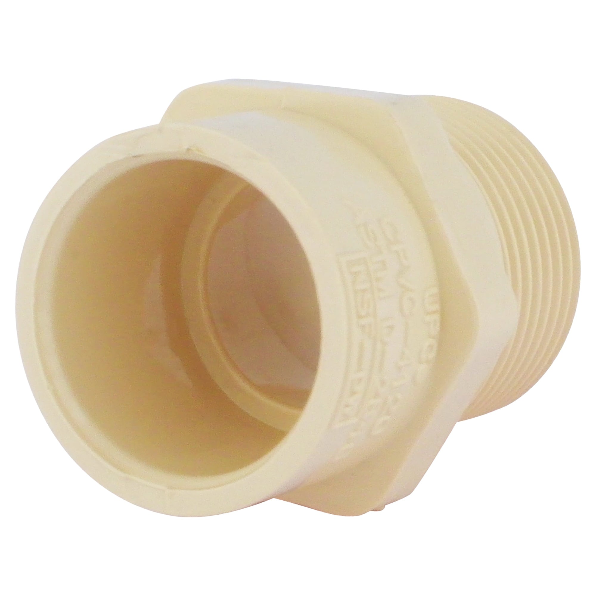 Charlotte Pipe 1/2-in CPVC Male Adapter for Cold Water Only - NSF Approved, ASTM D1784, ASTM D2846 - Potable Water Use - 400 PSI - 1/2-in Diameter -  CTS 02109  0600