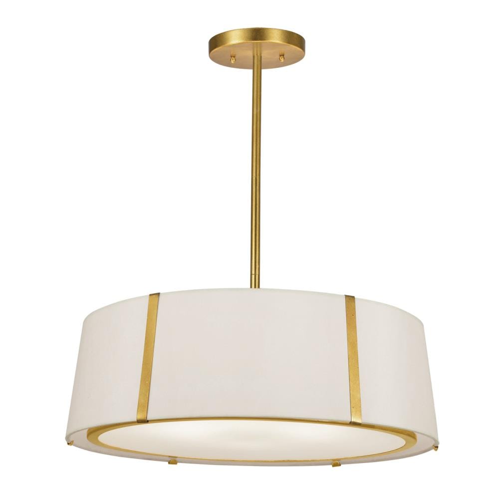 Crystorama FUL-907-GA Fulton 6 -Light Polished Gold Modern/contemporary For Use in Bedrooms, Dining Rooms, Foyers, Kitchens, Living Rooms Chandelier