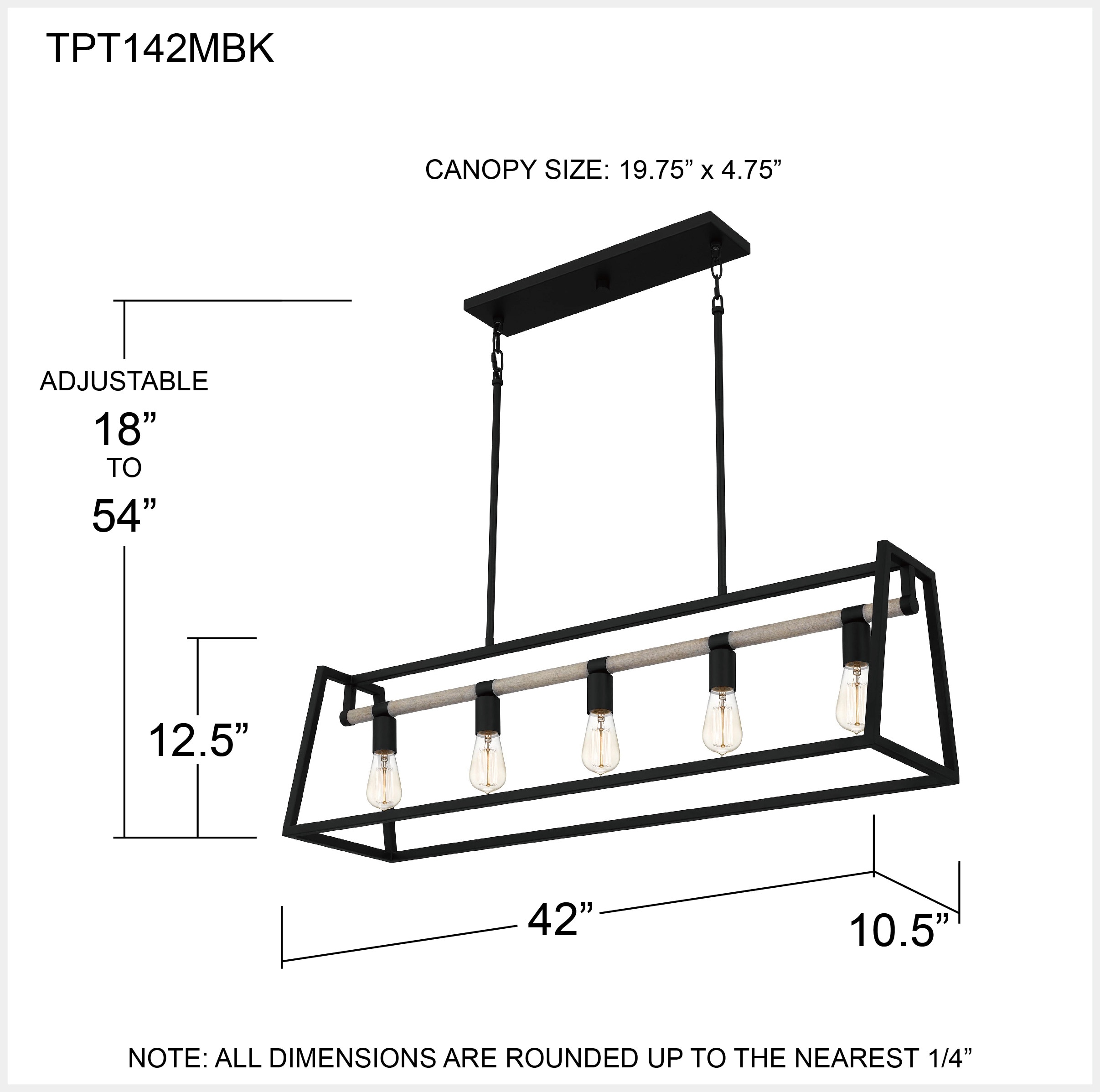 Quoizel TPT142MBK b090015 - View #5