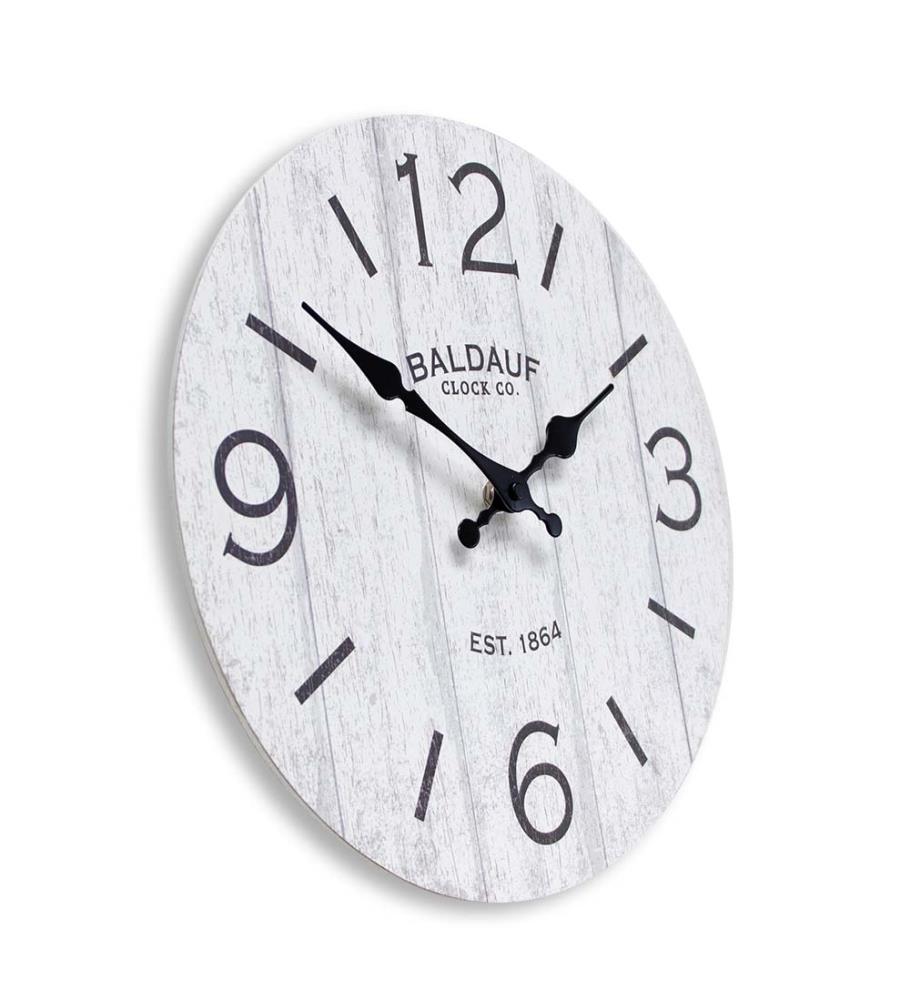 allen + roth Analog Round Wall Clock in the Clocks department at