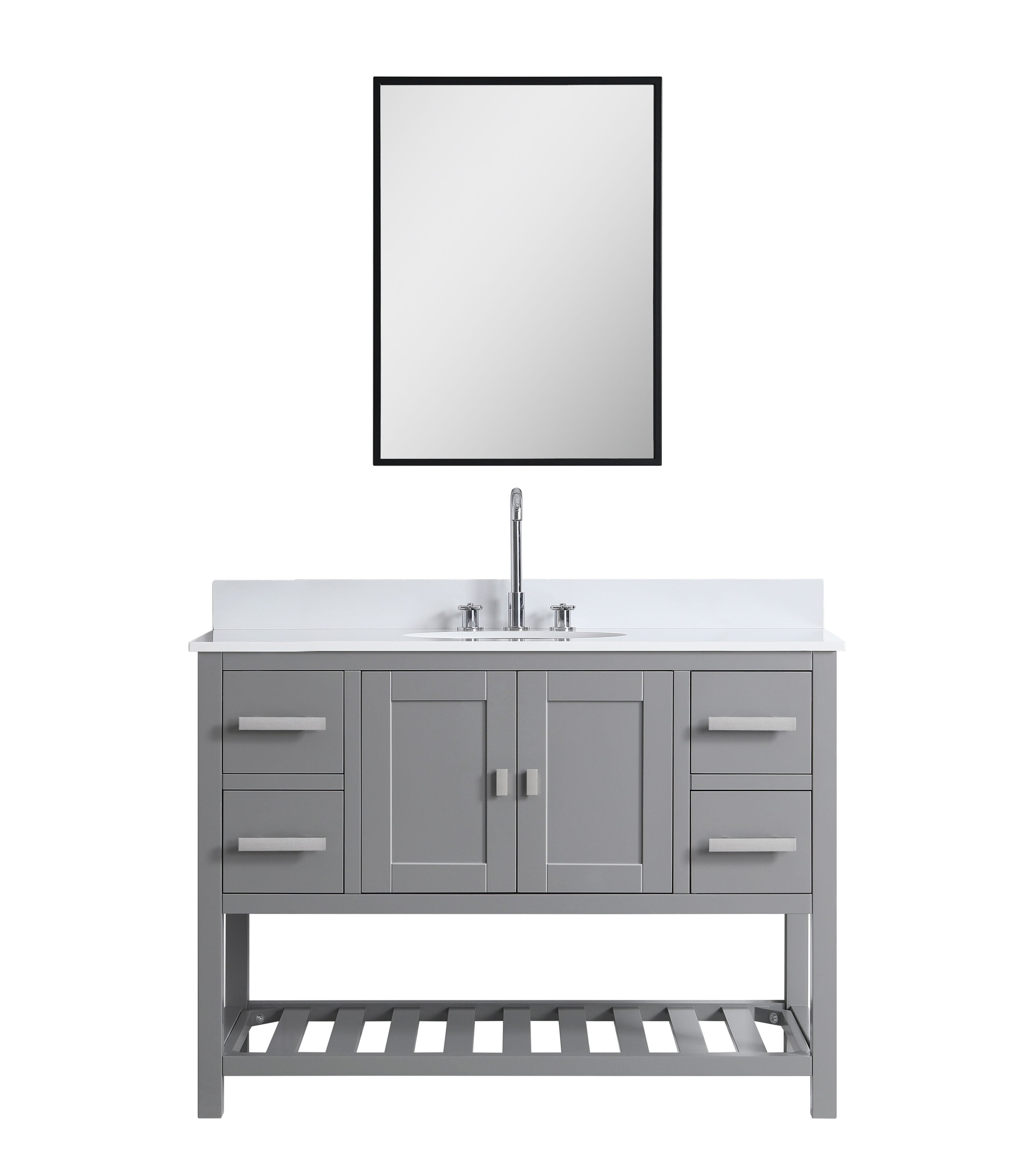 Design Element DEC055-48-GY-CB vanities - View #2