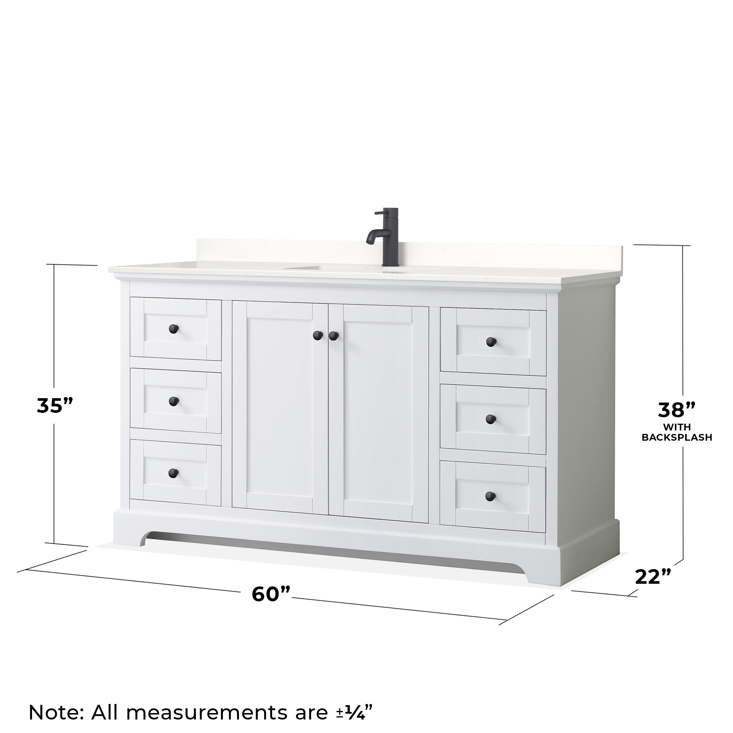 Wyndham Collection WCV232360SWBWQUNSM58 Bath-Vanity-Combo - View #6