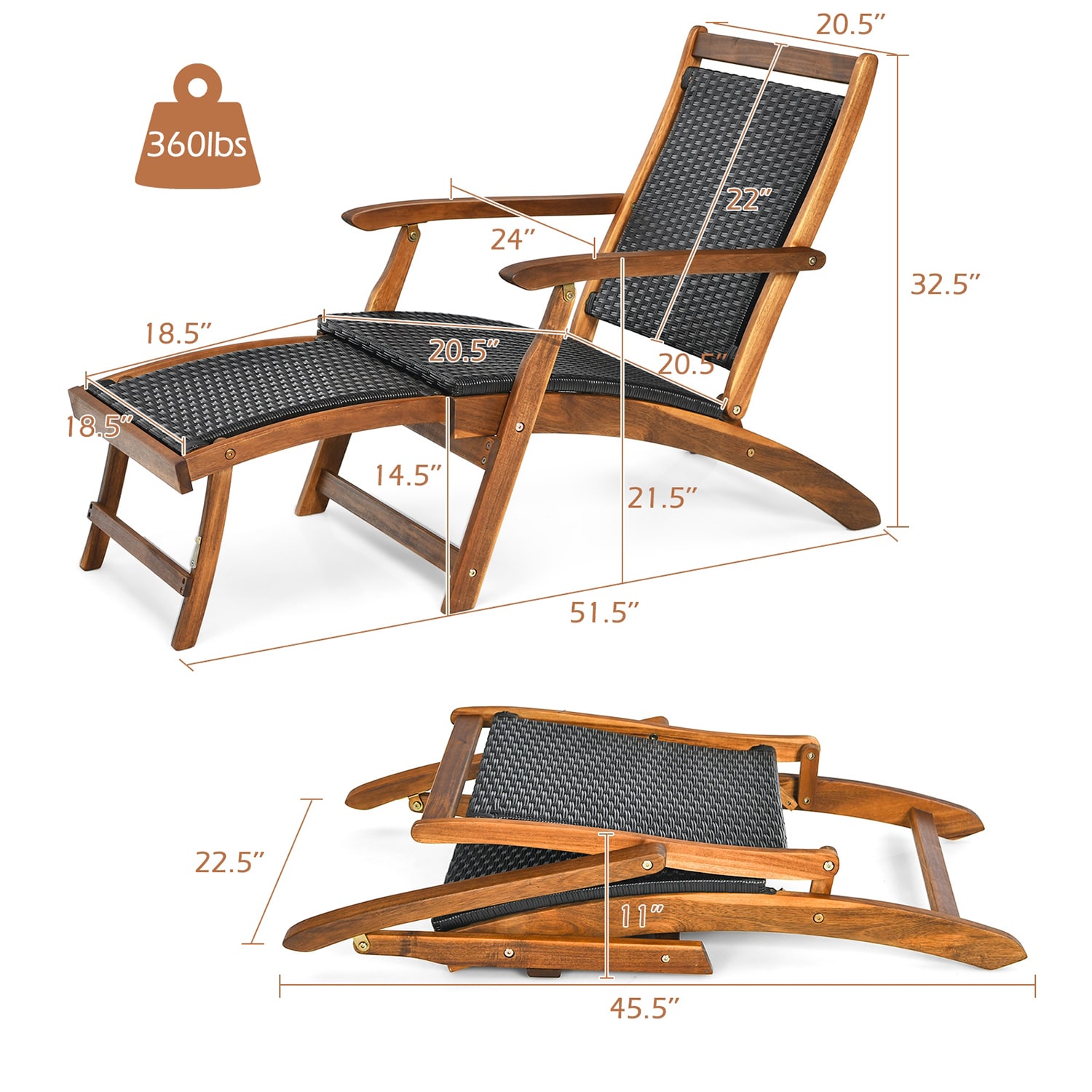 Forclover HYFC-7681 Patio-Chairs - View #6
