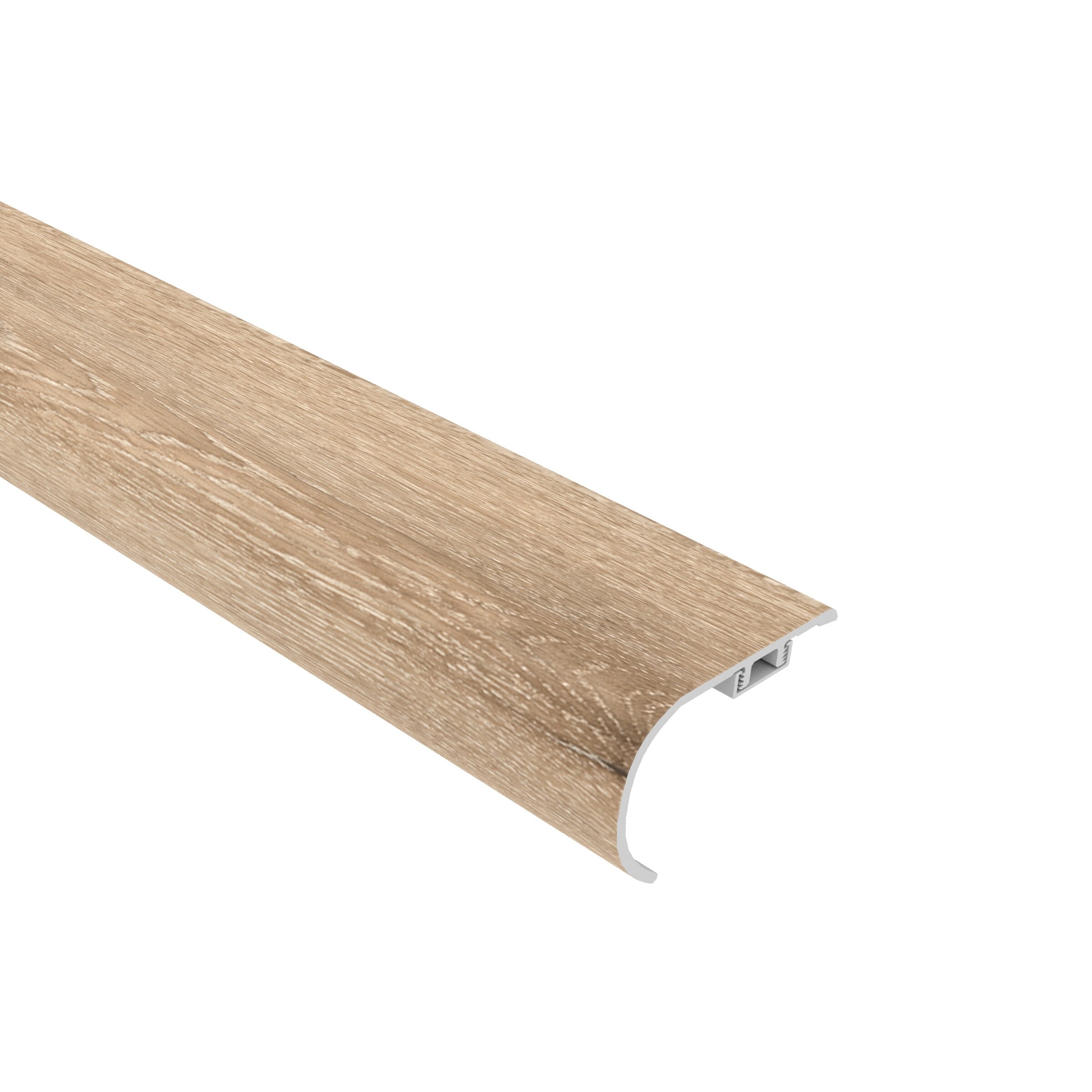CALI 7914002215 Aqua Tough 2.17-Inches x 72.83-Inches x 1.57-Inches Aged Hickory Prefinished Vinyl Overlap Stair Nosing