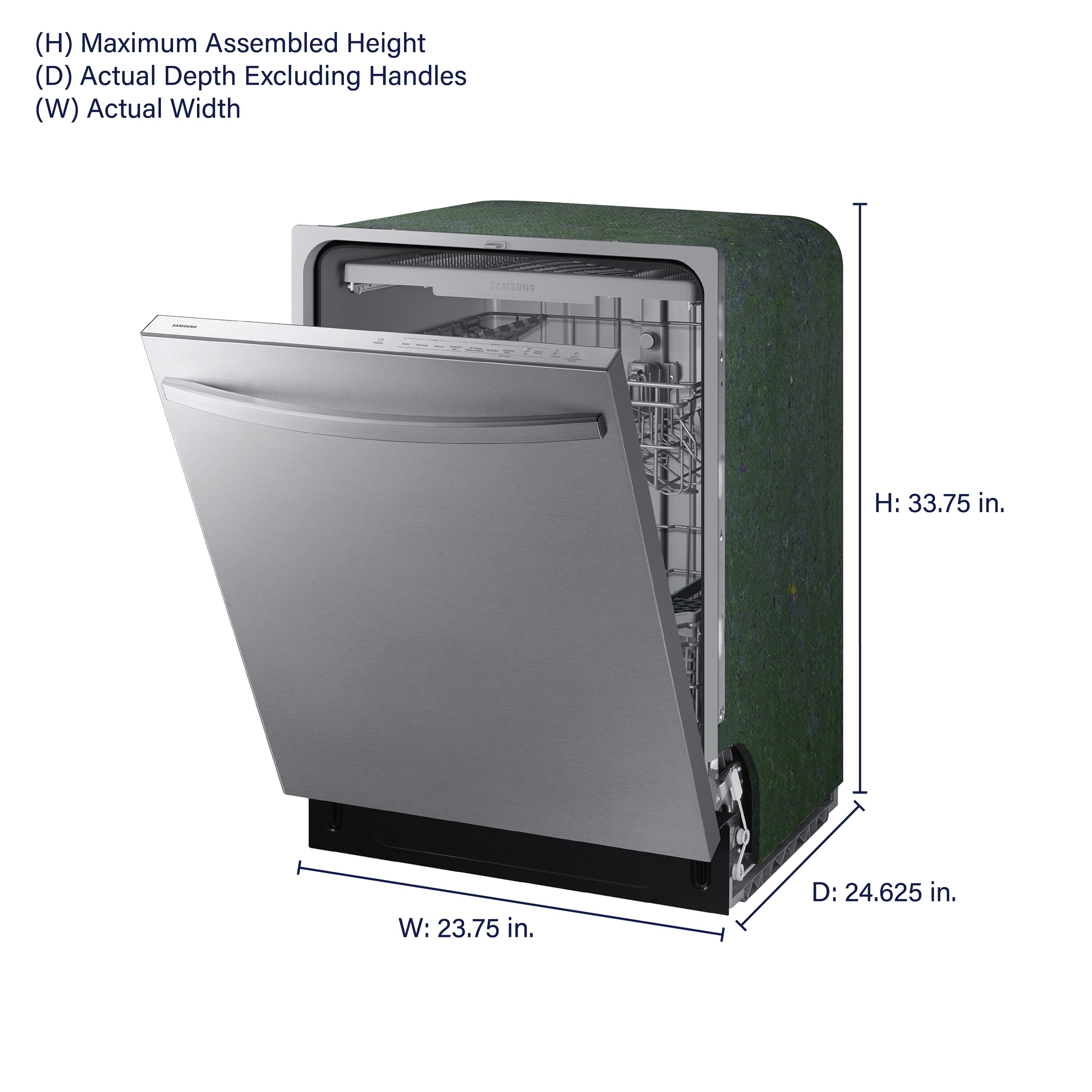 Samsung DW80CG4051SR Builtin-Dish - View #3