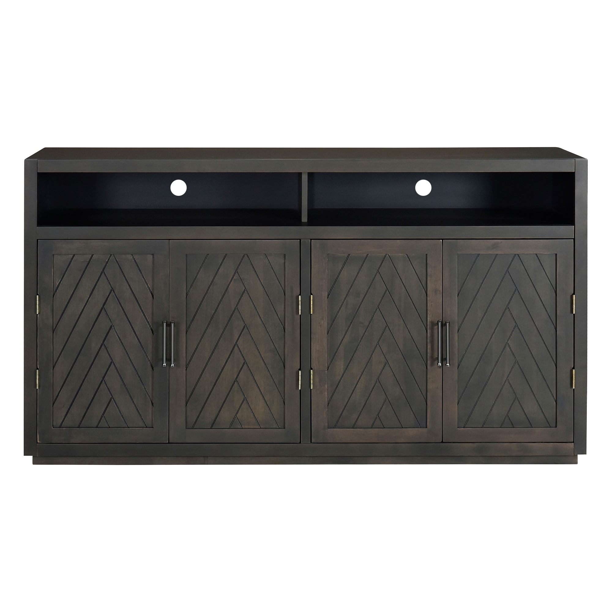 SINOFURN SYA330182BN Contemporary/Modern Brown Reclaimed wood Sideboard