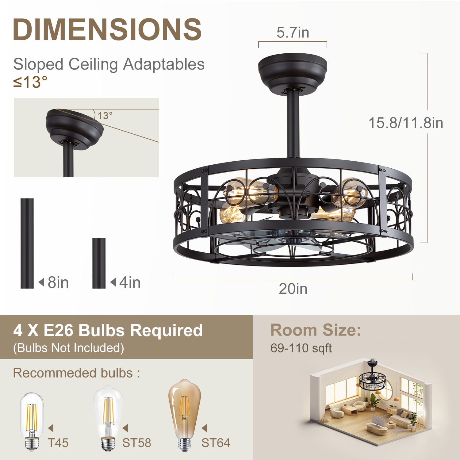 Breezary 35068-BK Ceiling-Fans - View #7