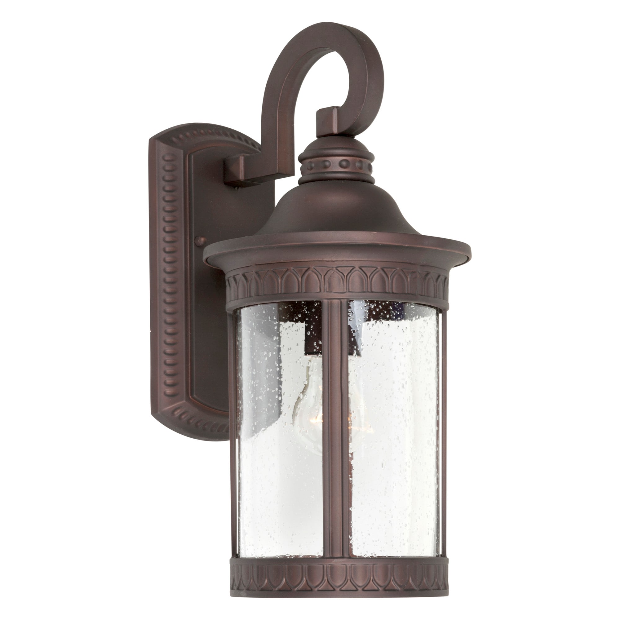 Forte Lighting Bourne 1-Light 16.25-in H Antique Bronze Outdoor Wall ...