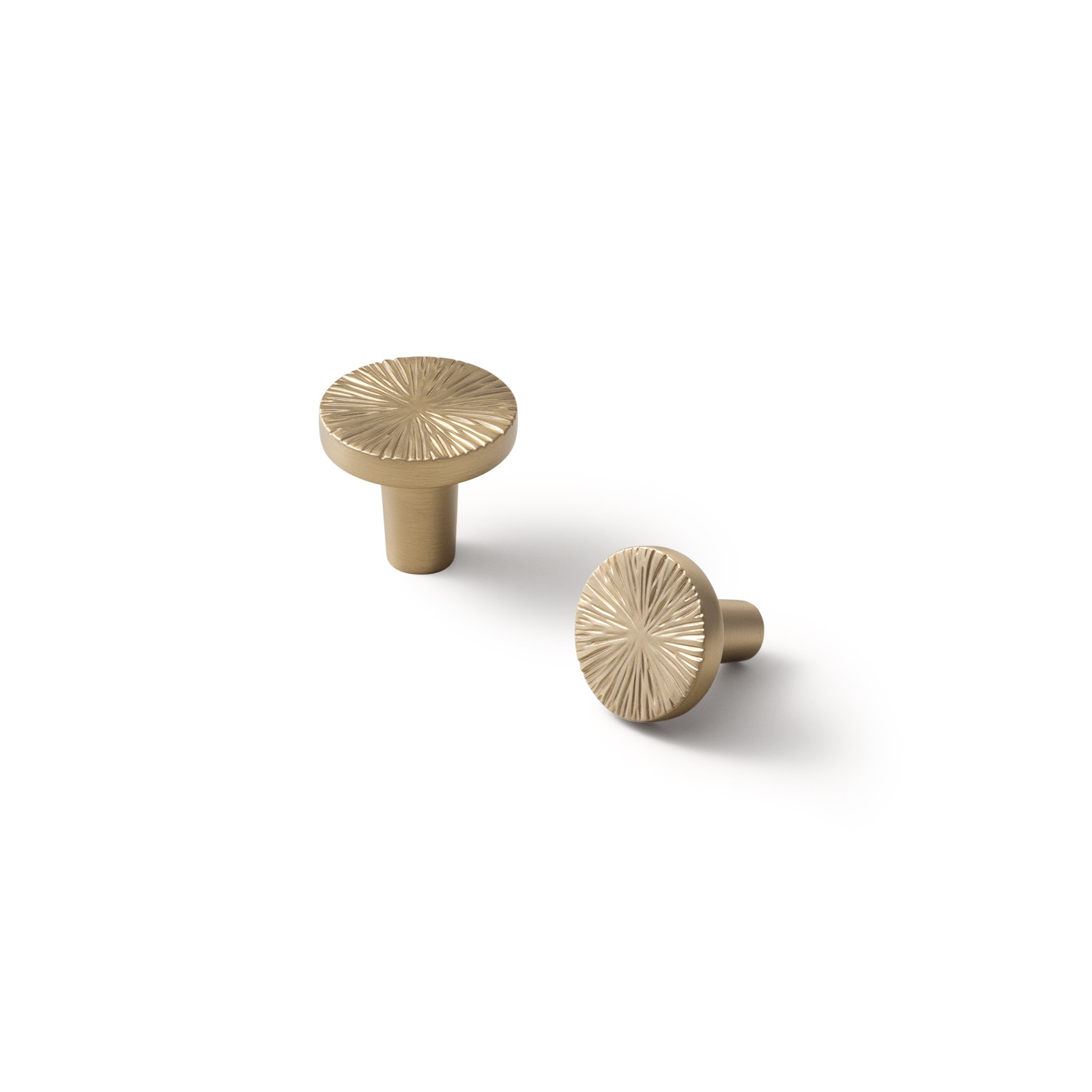 Miaokesen 9617UBR-DK 1-1/10-in Champagne Bronze Round Modern Cabinet Knob 6 -Pack