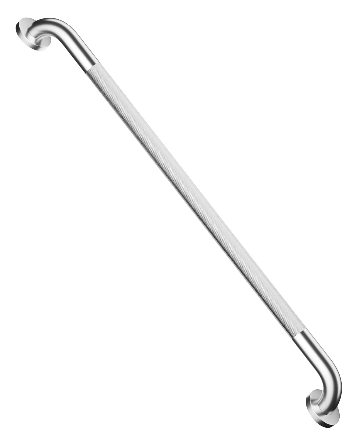 Aoibox 32 in Anti Slip Stainless Steel Shower Grab Bar with Satin Brushed Nickel Knurled Grip for Bathroom Safety #LABJP5VS