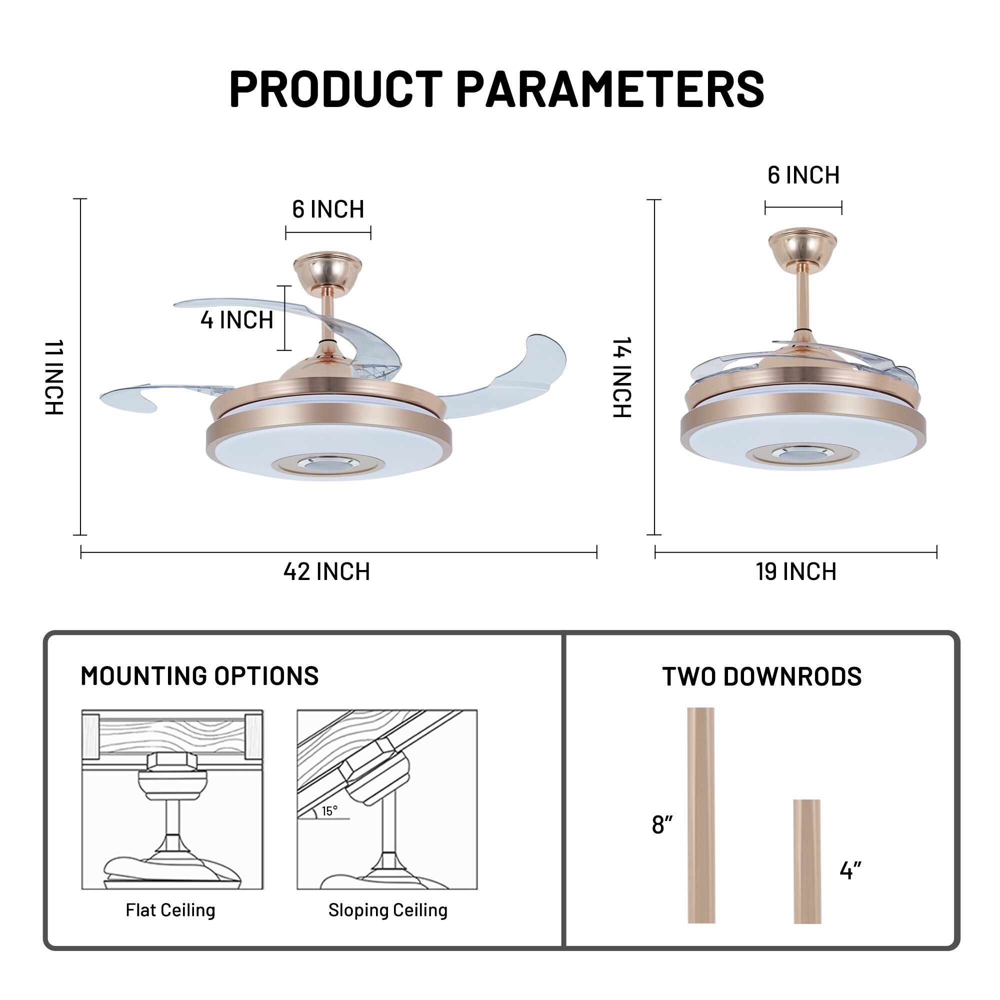 EFPERFECT DS-LN110 Ceiling-Fans - View #7
