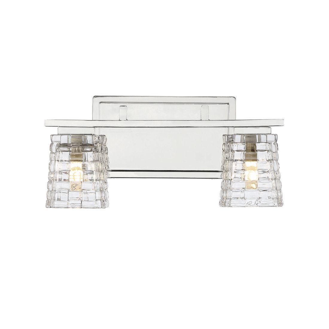  LW-SH639335 12.63-in 2-Light Polished Chrome Transitional Vanity Light Bar