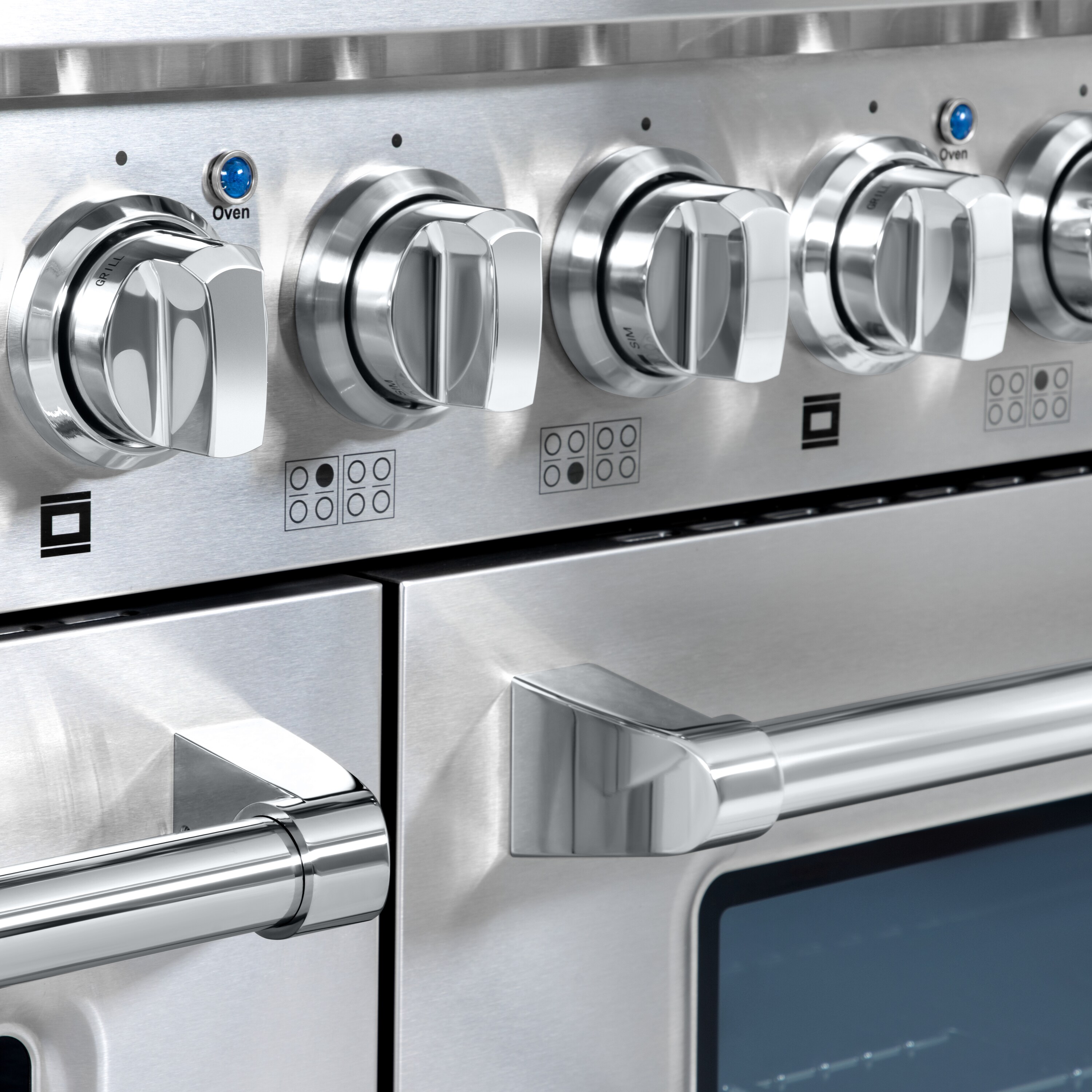 Hallman HBRG48CMSS Double-Oven-Gas-Ranges - View #17