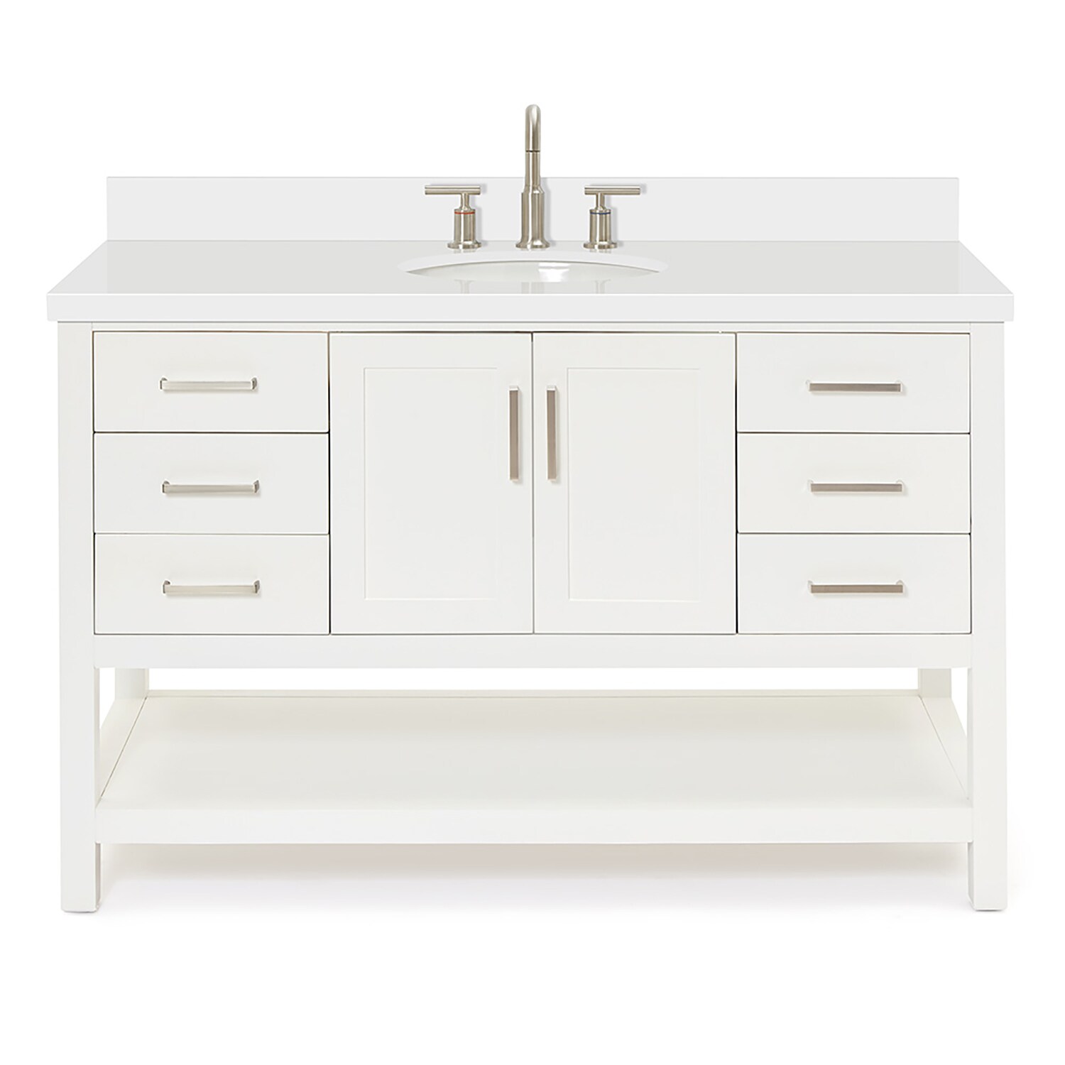 ARIEL S055SWQOVOWHT Bath-Vanity-Combo - View #2
