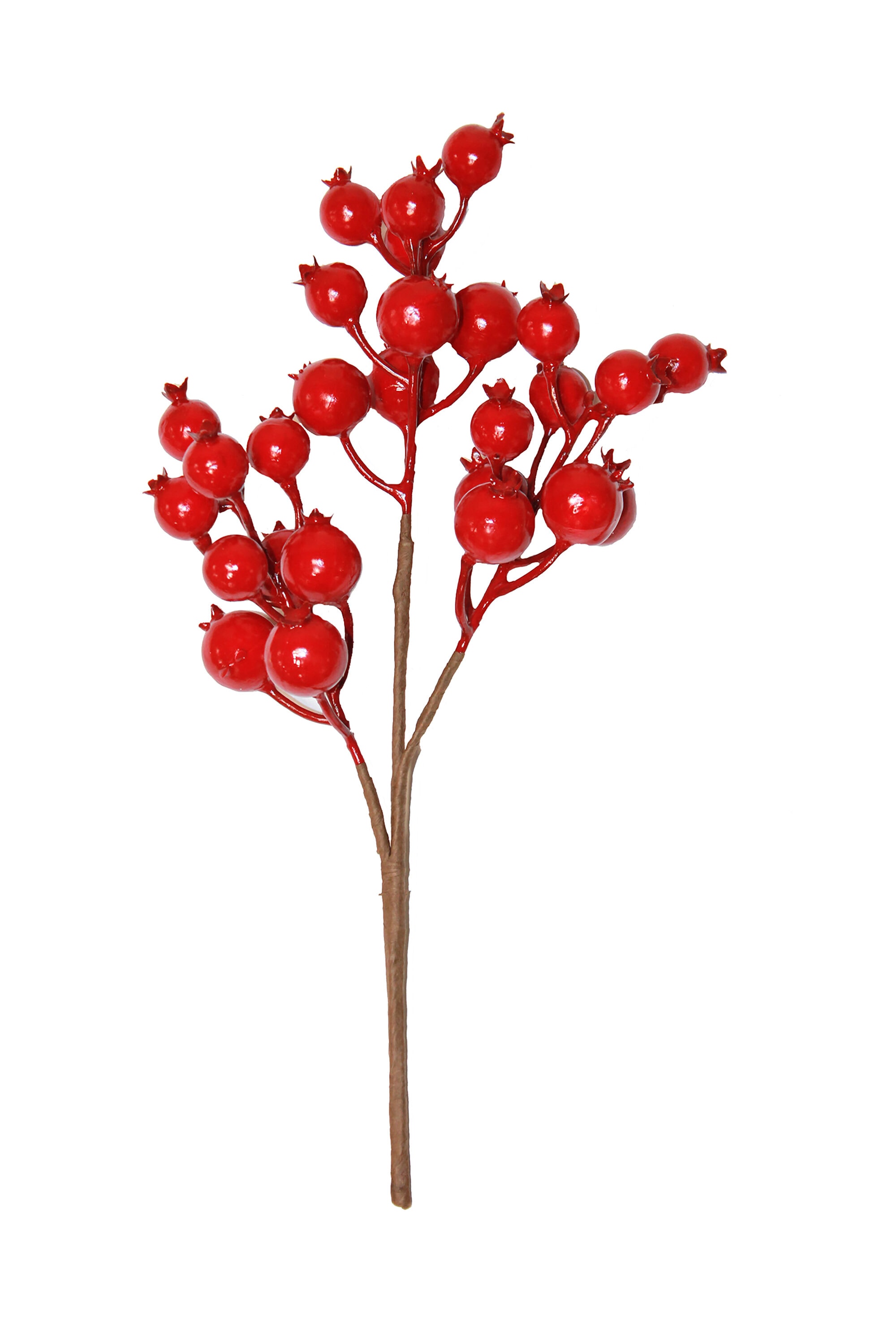 Worth Imports 15010 6 -Pack Red Berry Spray Christmas Tree Pick
