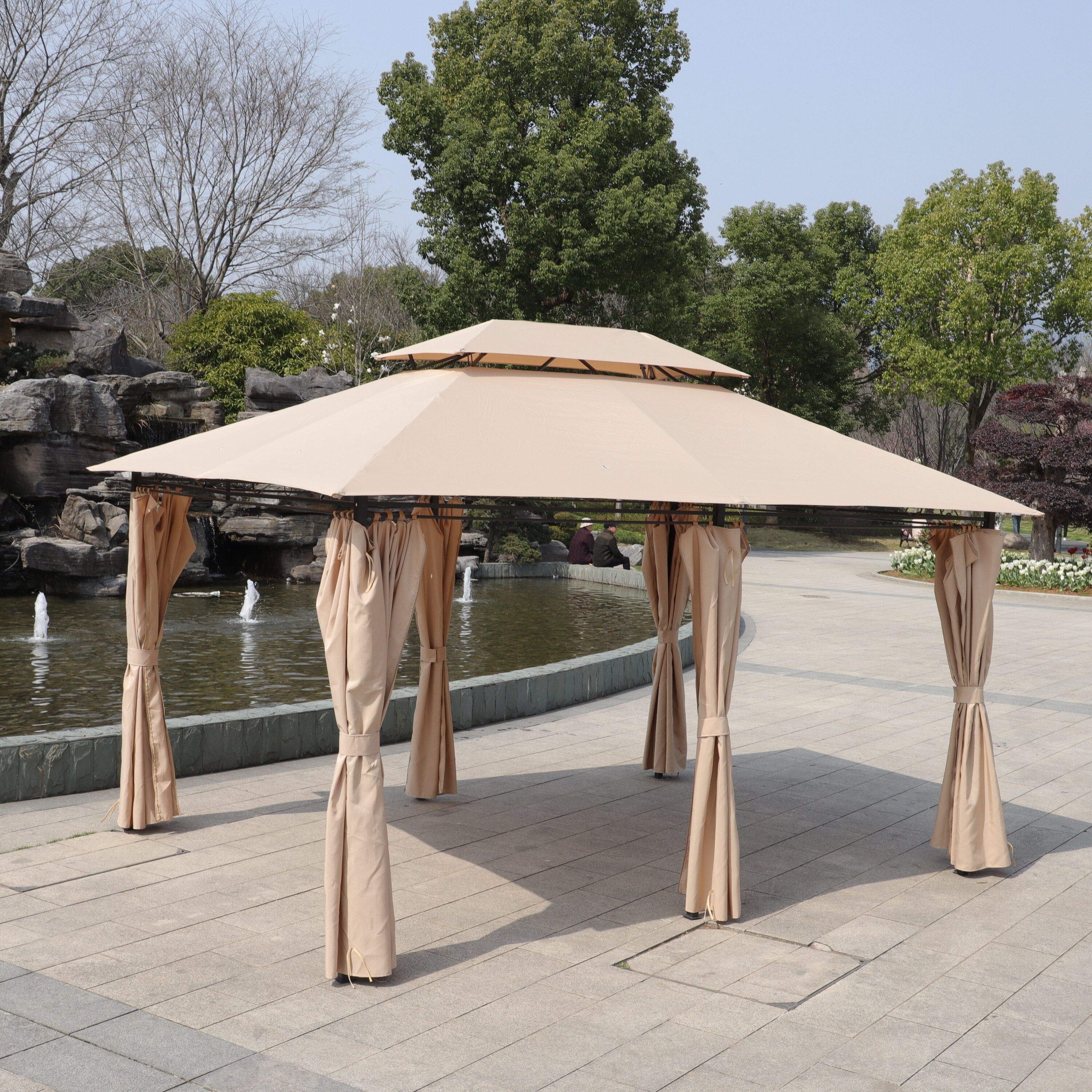 CASAINC CA015G-A Wood-Resin-Gazebos - View #15