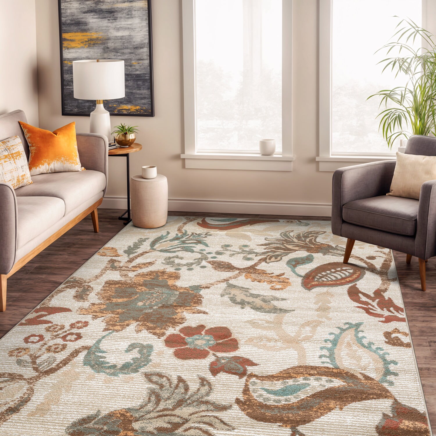 World Rug Gallery WR144BEIGE5X7 rugs - View #2
