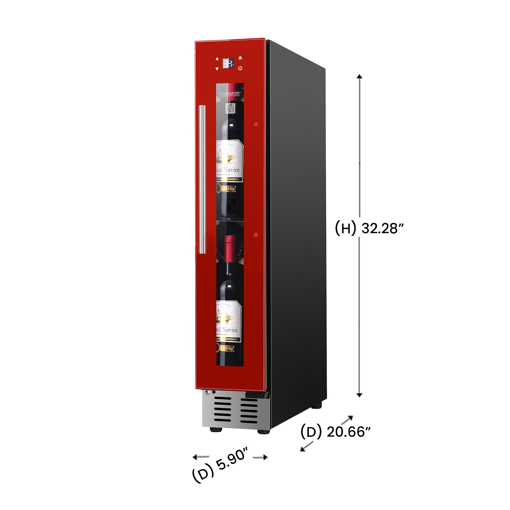 Equator Advanced Appliances WR 09 RED Wine-Chillers - View #7