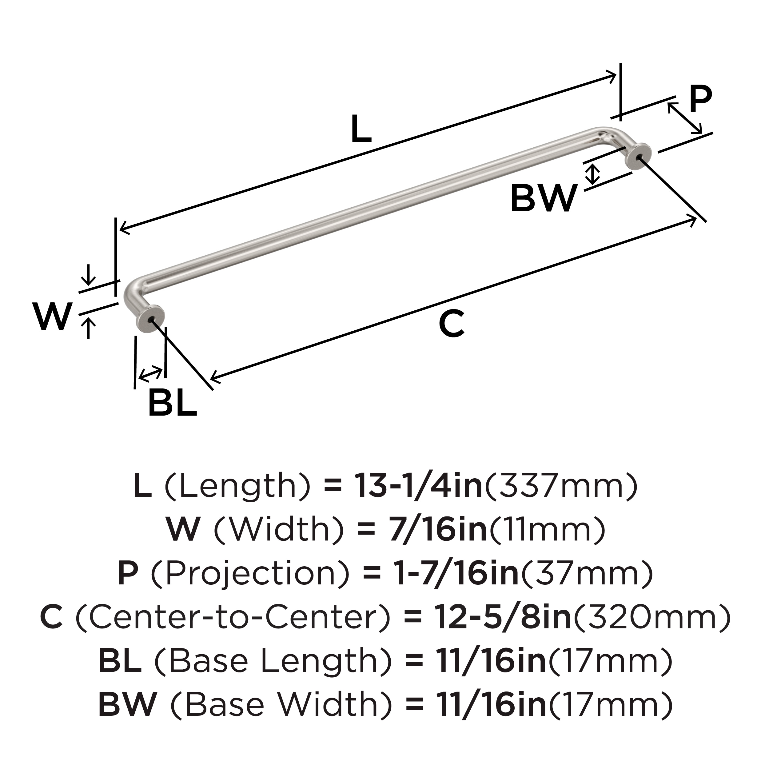 Amerock BP36966G10 Cabinet-Pulls - View #4