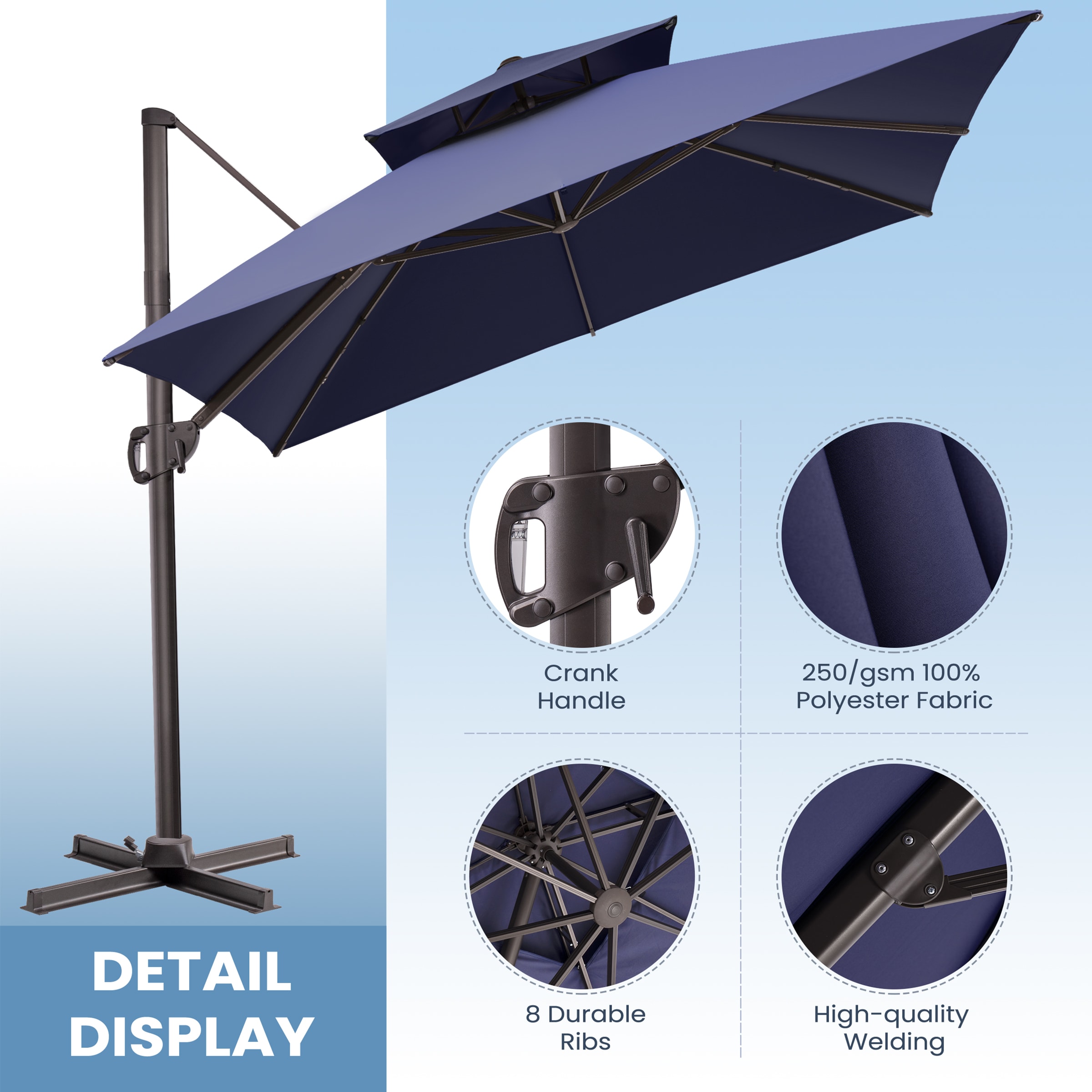 Crestlive Products CL-PU038NAV Umbrellas-2 - View #5