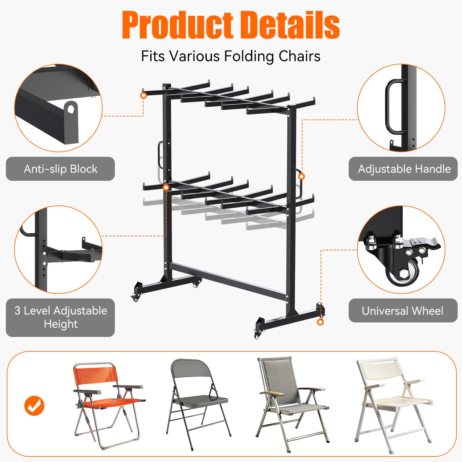 AECOJOY 16114BK-LS02 Utility-Carts - View #5