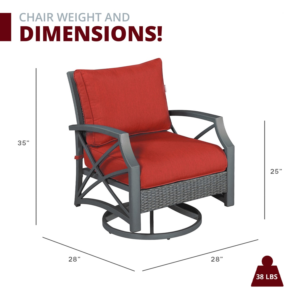 Kinger Home FP-005TGRY-SET-GRY-4 Patio-Conversation-Sets - View #8