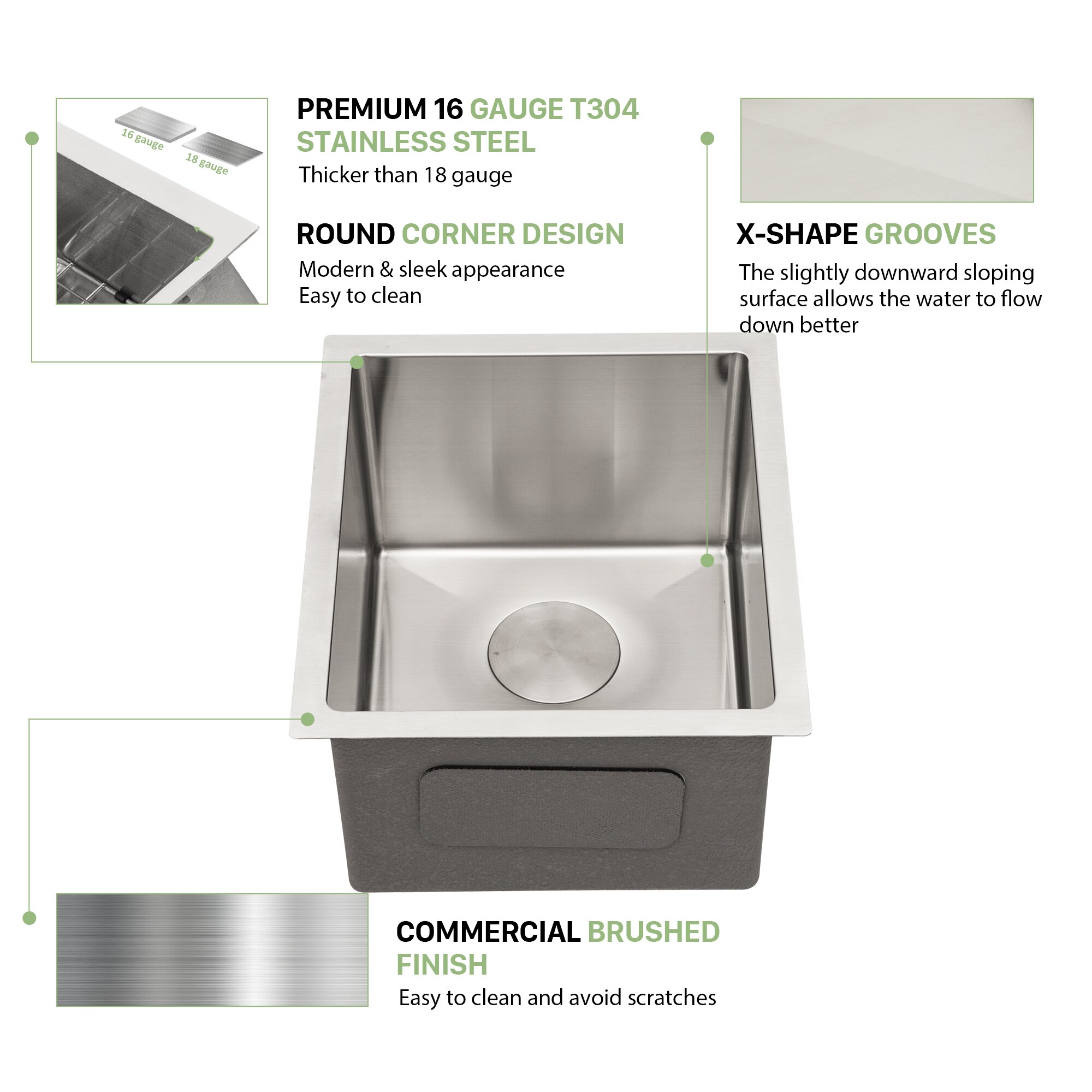 Tatayosi JL24358701 Kitchen-Sinks - View #4