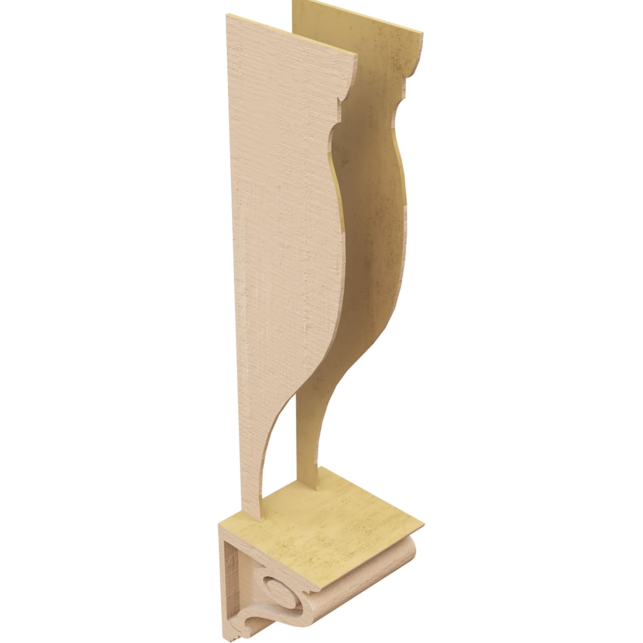 Ekena Millwork CORU04X04X04SCRRCPR corbels - View #5