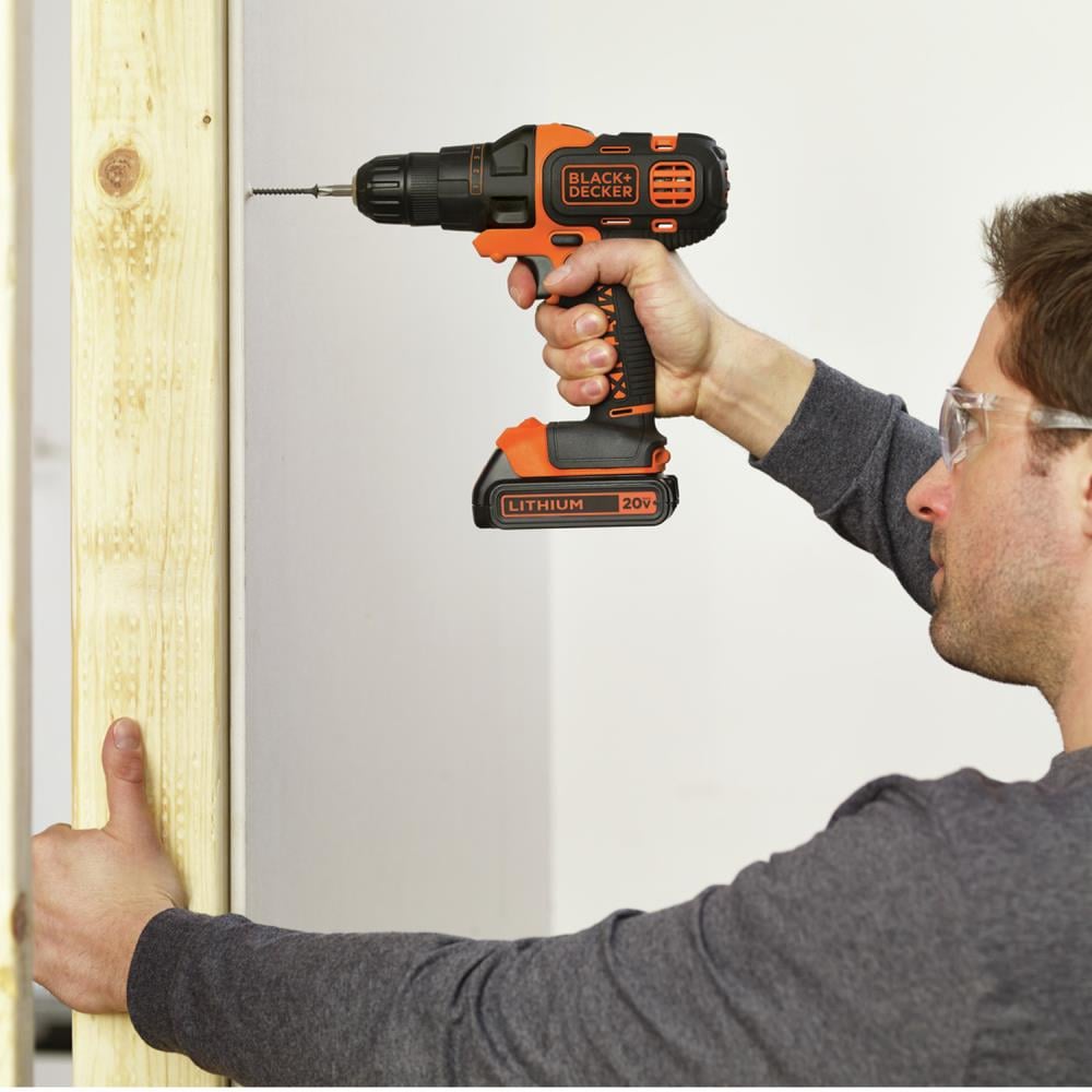BLACK+DECKER Matrix 20-volt Max 3/8-in Keyless Cordless Drill (1-Battery  Included, Charger Included) in the Drills department at