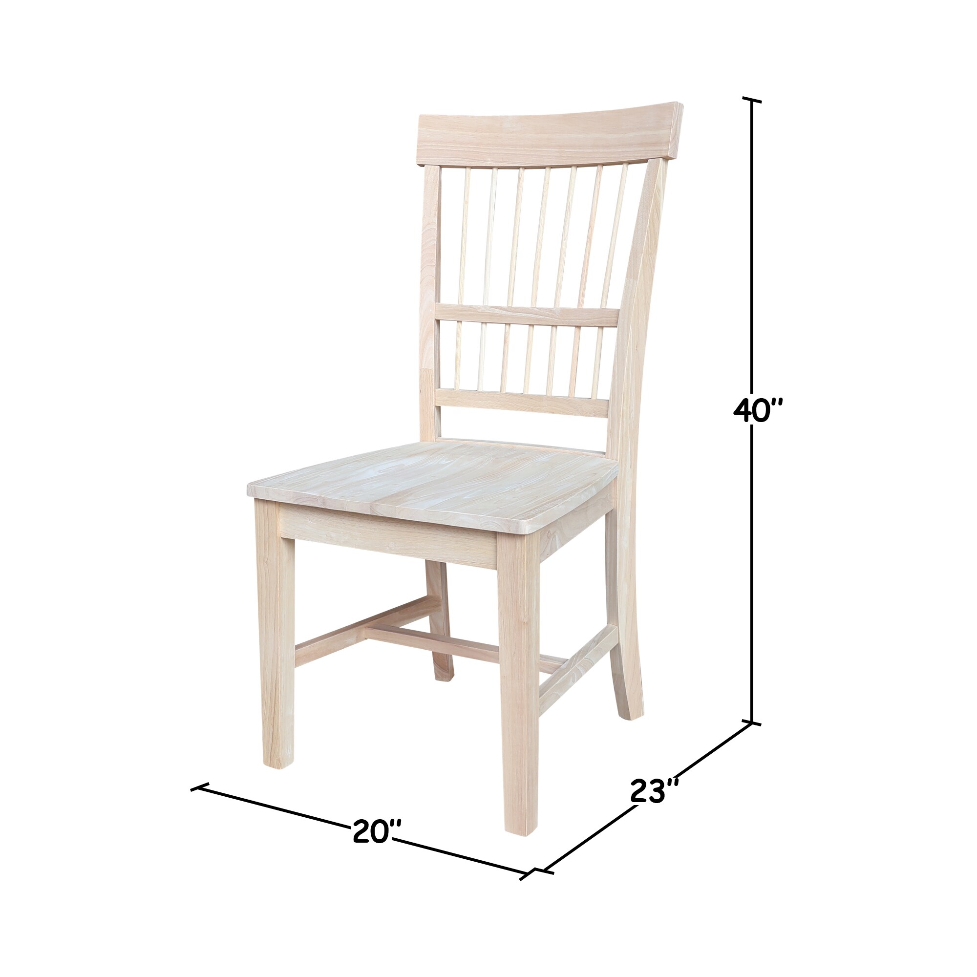 International Concepts CI-81P Dining-Chairs - View #7