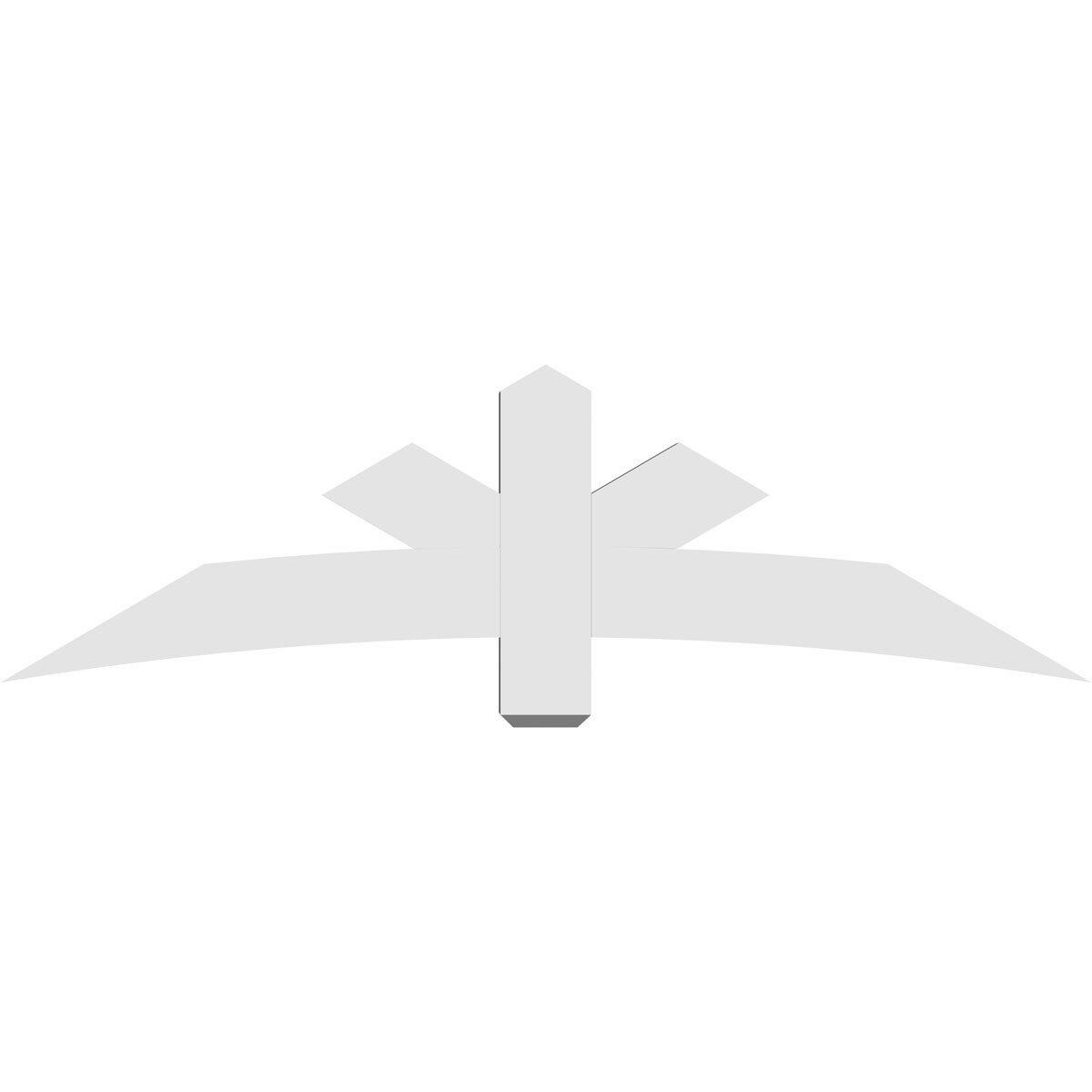 Ekena Millwork GBP072X21X0406ALB00 Exterior-Brackets-Braces - View #4