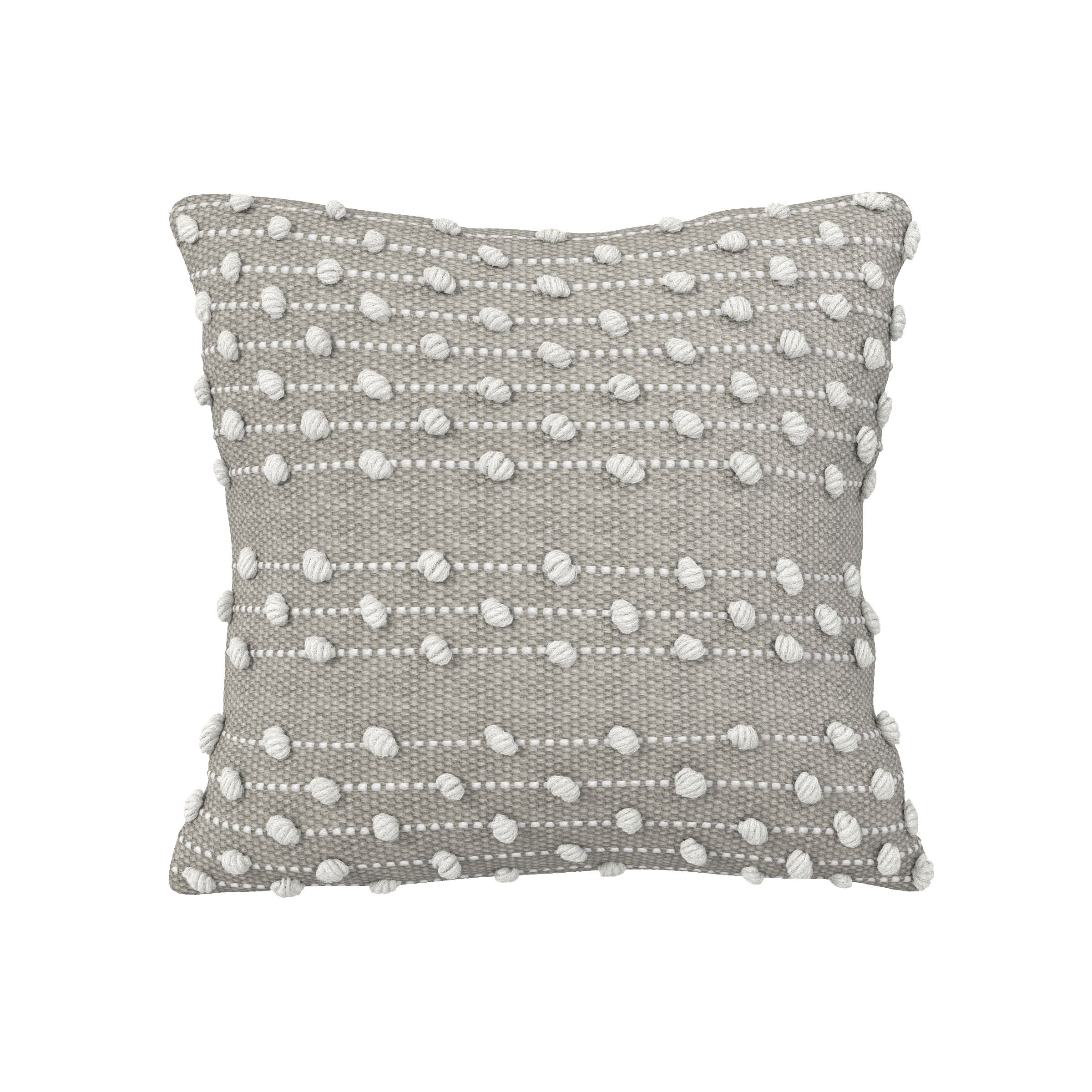 Origin 21 9397059 Striped Grey Square Throw Pillow