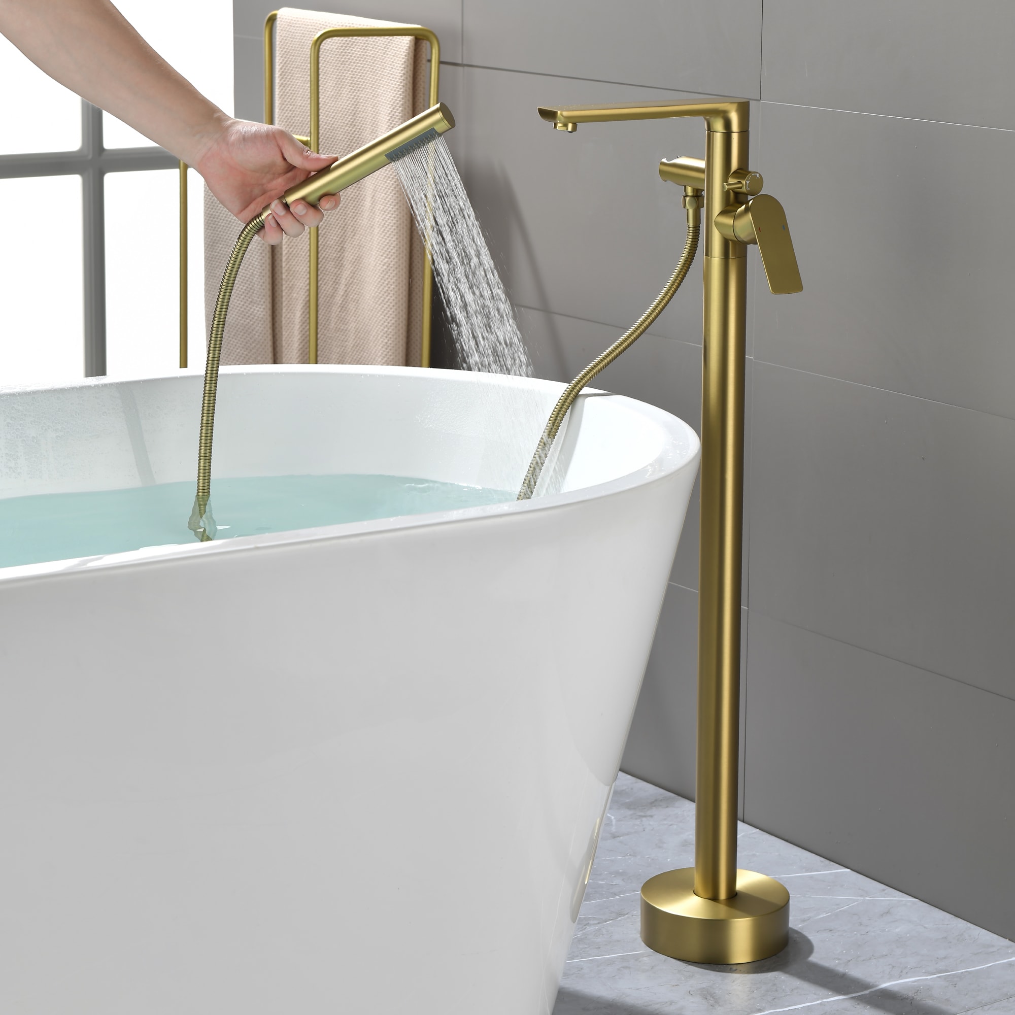 WELLFOR WN0710 Roman-Tub-Faucets - View #4