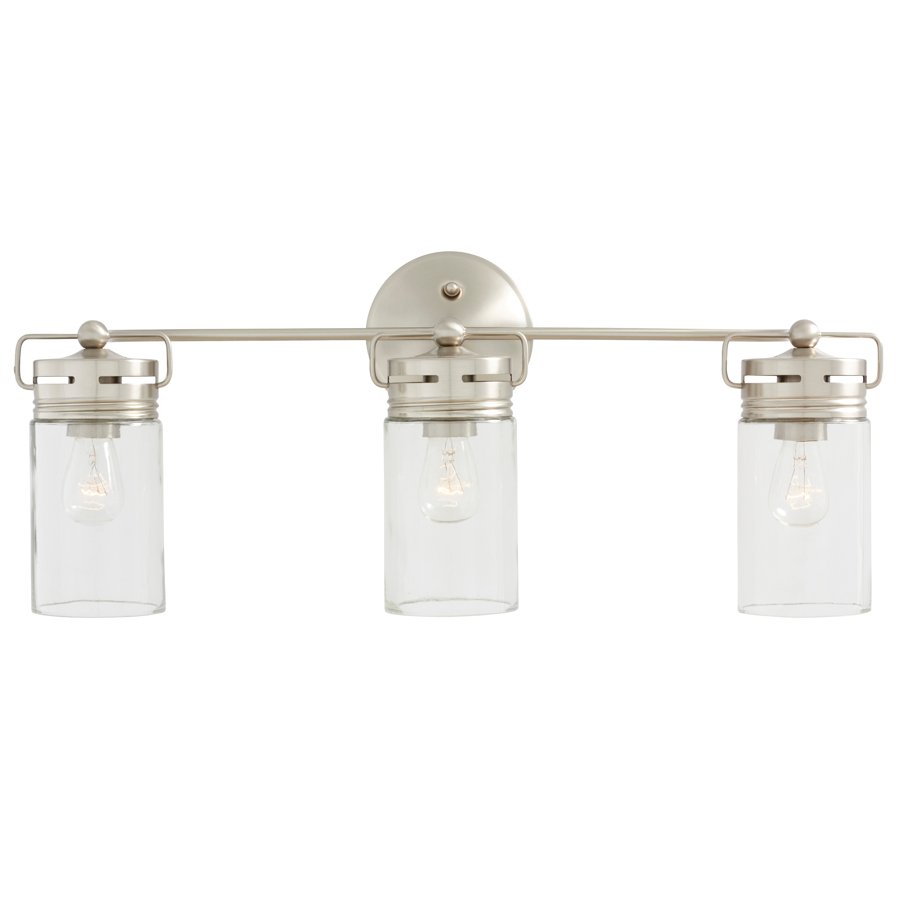 satin nickel bathroom light fixtures