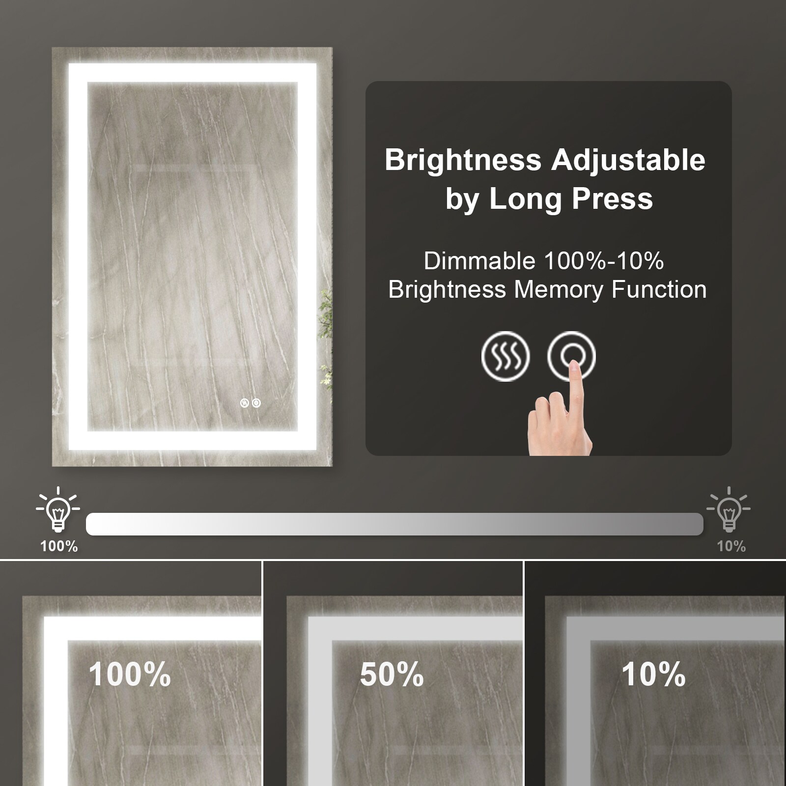 CALVON M1ABMR2436 Framed-Bath-Mirrors - View #3