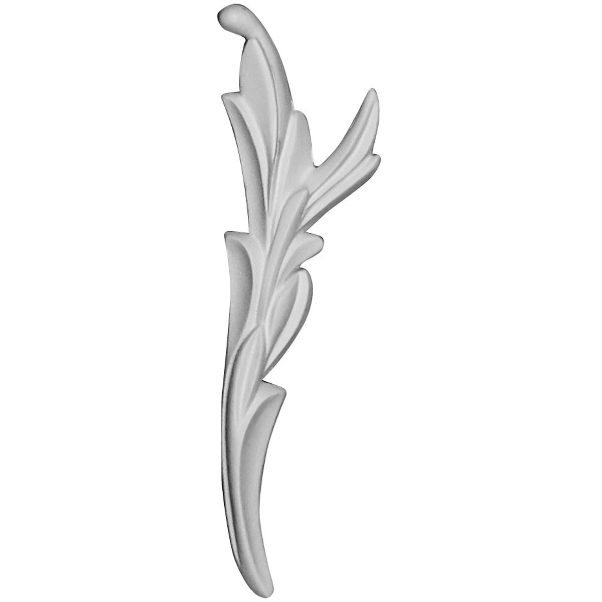 Ekena Millwork ONL02X05X01GR-R Leaf, Right 1.625-Inches W x 5.125-Inches H Leaf Primed Applique