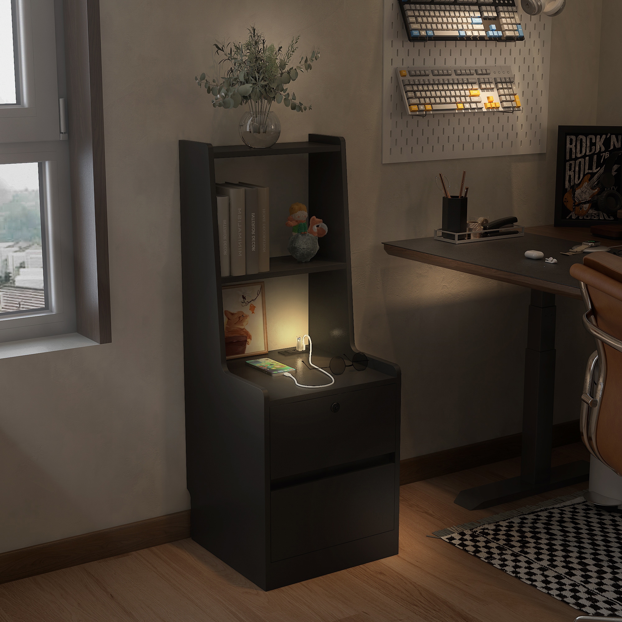 SINOFURN SYA440025BK nightstands - View #6