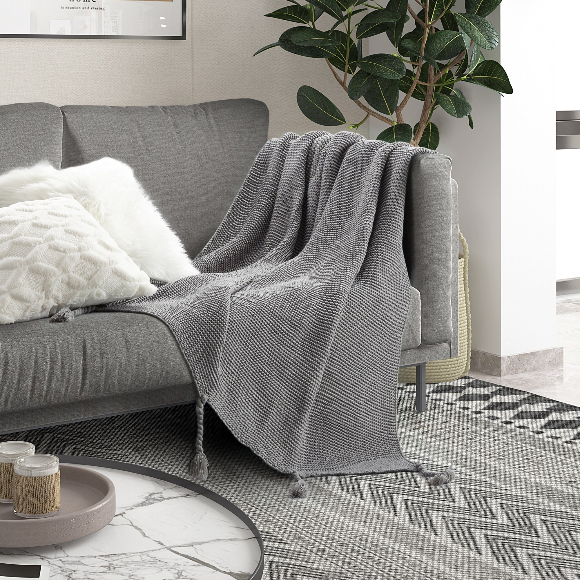 Cozy Tyme T293-30GR-LS Blankets-And-Throws - View #3